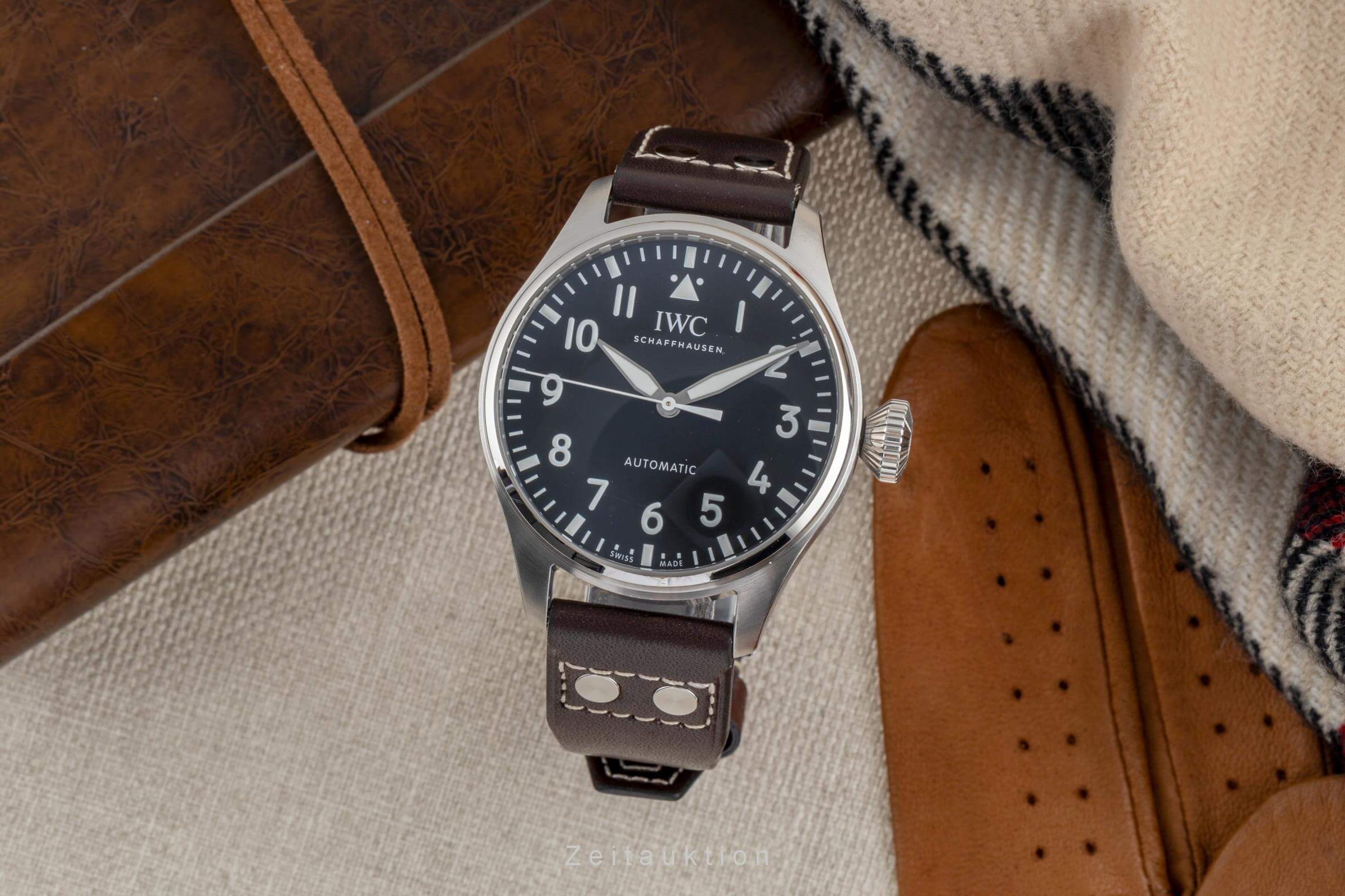 IWC Big Pilot acero automático reloj para caballeros IW329301 LP: 9600EUR  [2502335]