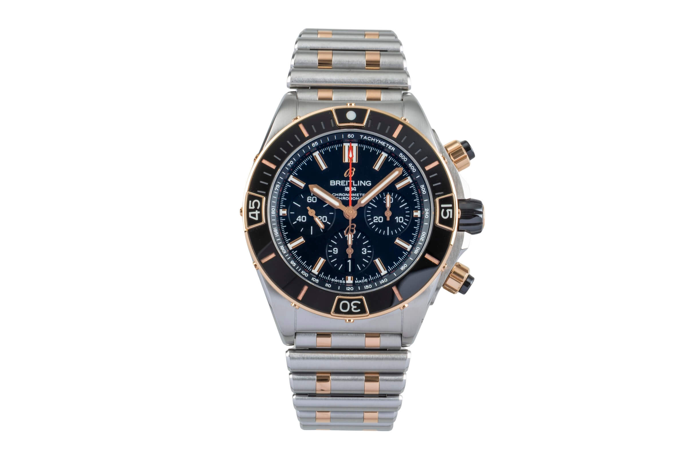 Breitling Chronomat cronografo acciaio / oro automatismo orologio da uomo UB0136251B1U1 LP: 15200EUR  [2502336]