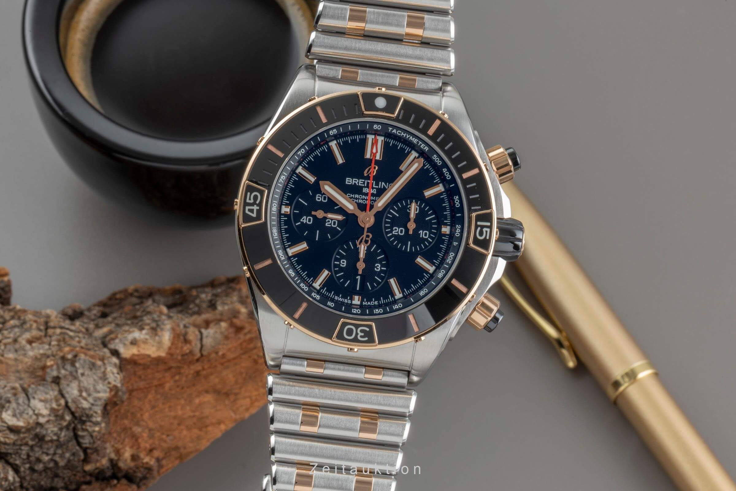 Breitling Chronomat cronografo acciaio / oro automatismo orologio da uomo UB0136251B1U1 LP: 15200EUR  [2502336]