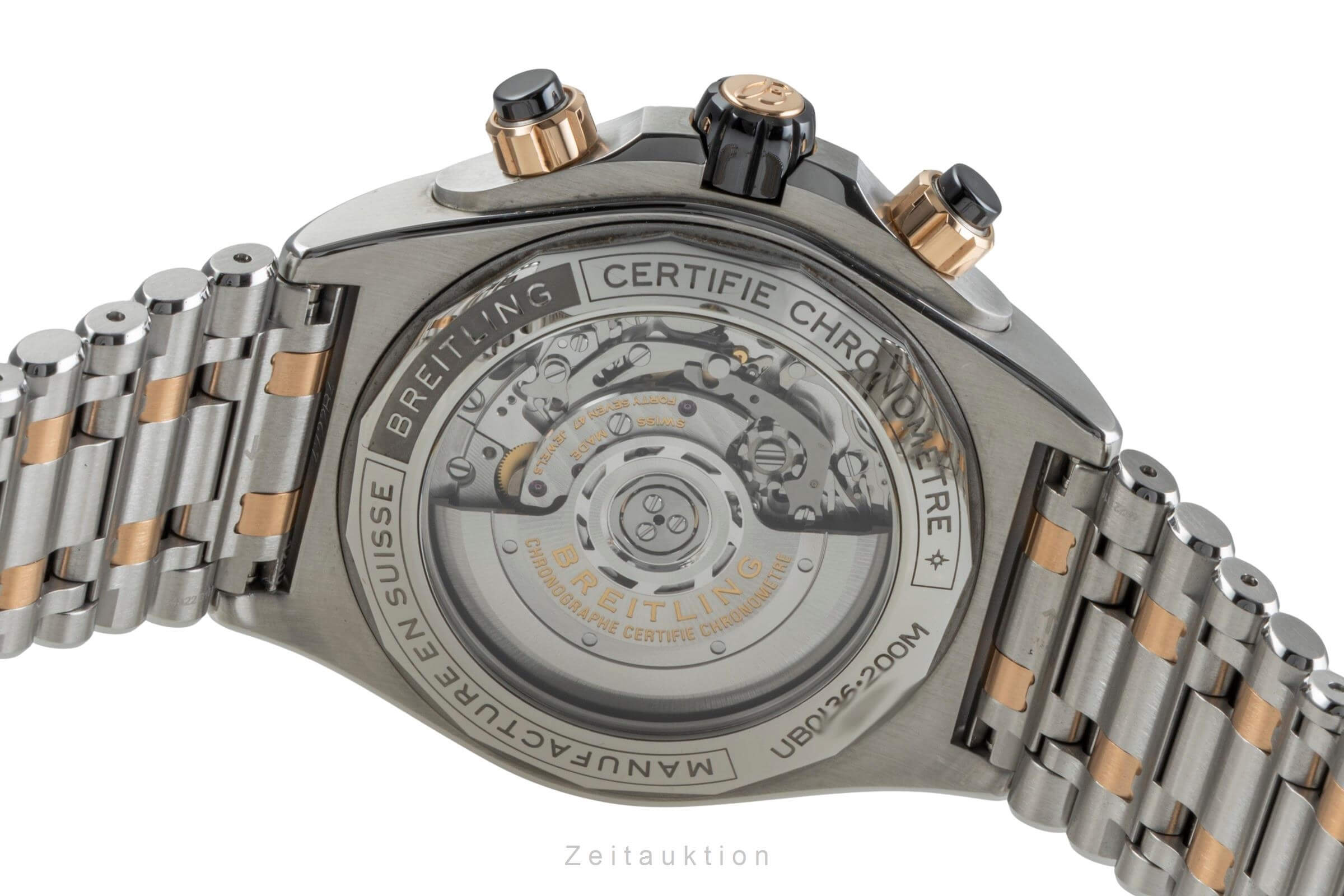 Breitling Chronomat cronografo acciaio / oro automatismo orologio da uomo UB0136251B1U1 LP: 15200EUR  [2502336]