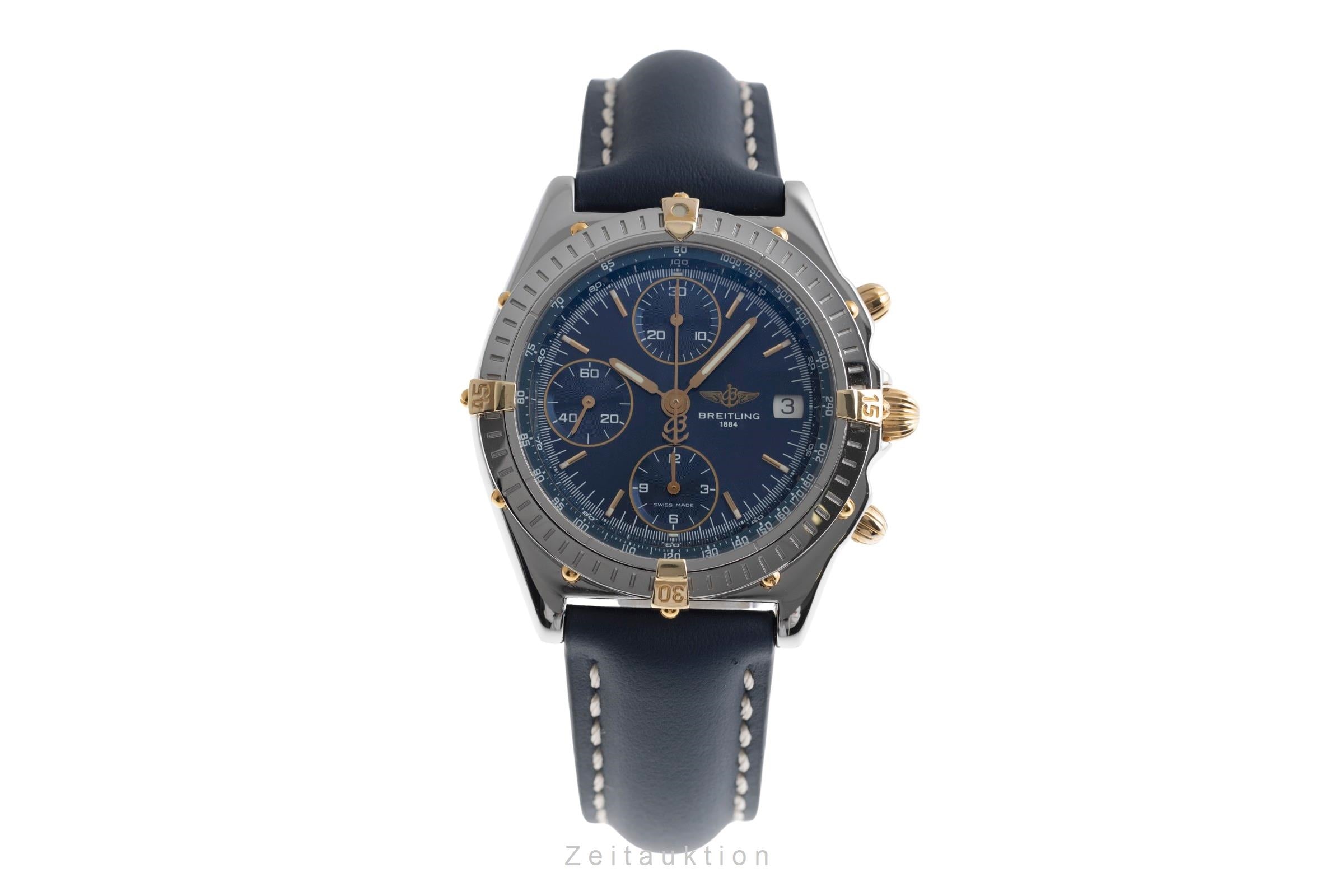 Breitling Chronomat chronographe acier / or  automatique montre pour hommes B13050  [2502340]