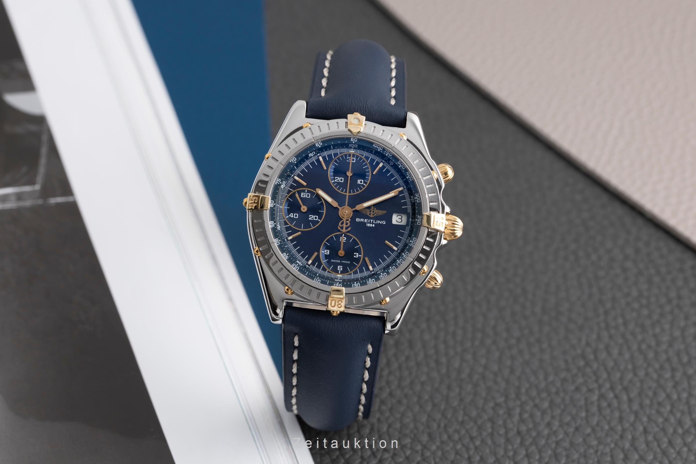 Breitling Chronomat chronographe acier / or  automatique montre pour hommes B13050  [2502340]