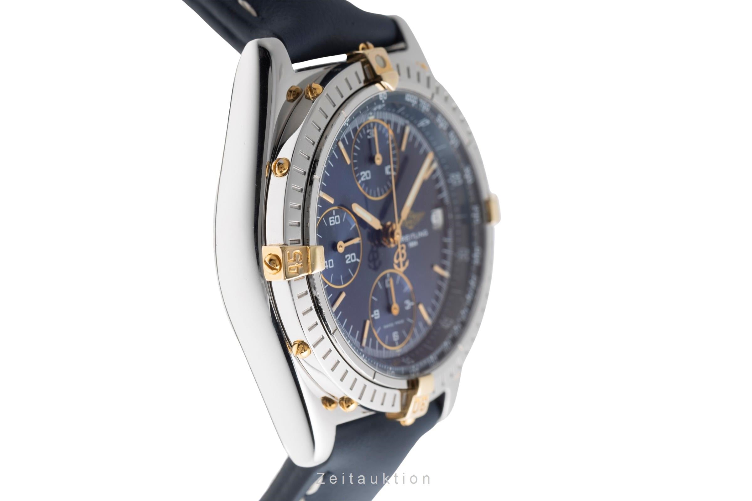 Breitling Chronomat chronographe acier / or  automatique montre pour hommes B13050  [2502340]