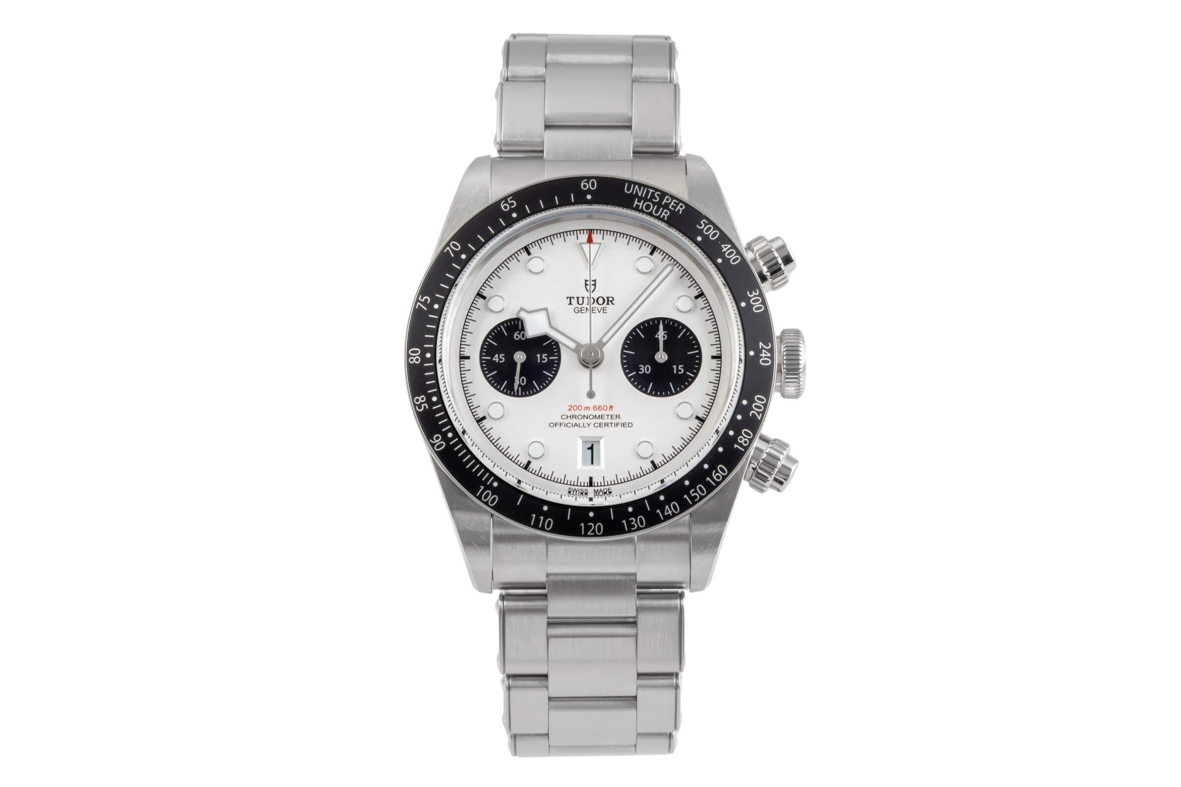 Tudor Black Bay cronografo acciaio automatismo orologio da uomo 79360N-0002 LP: 5760EUR  [2502352]