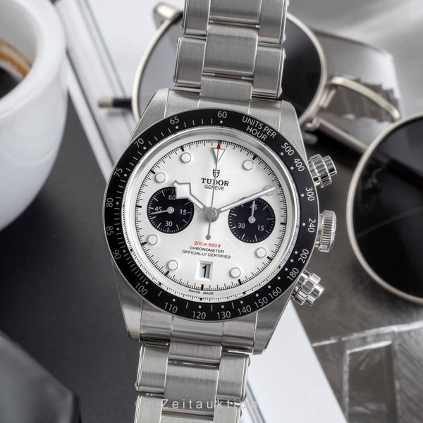 Tudor Black Bay cronografo acciaio automatismo orologio da uomo 79360N-0002 LP: 5760EUR  [2502352]