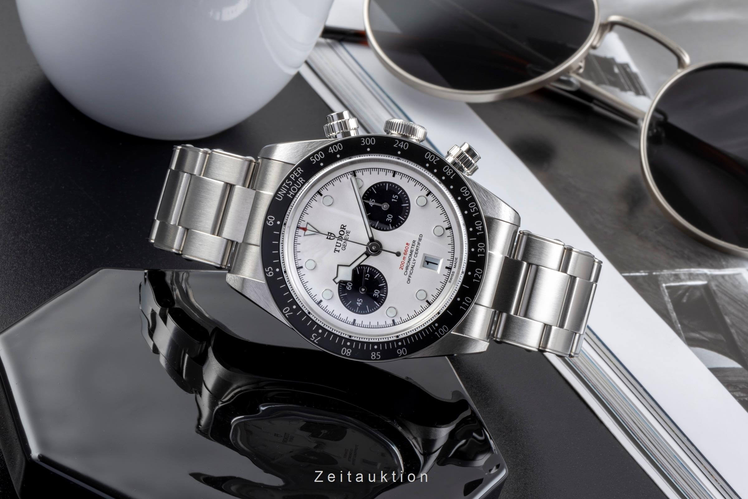 Tudor Black Bay cronografo acciaio automatismo orologio da uomo 79360N-0002 LP: 5760EUR  [2502352]