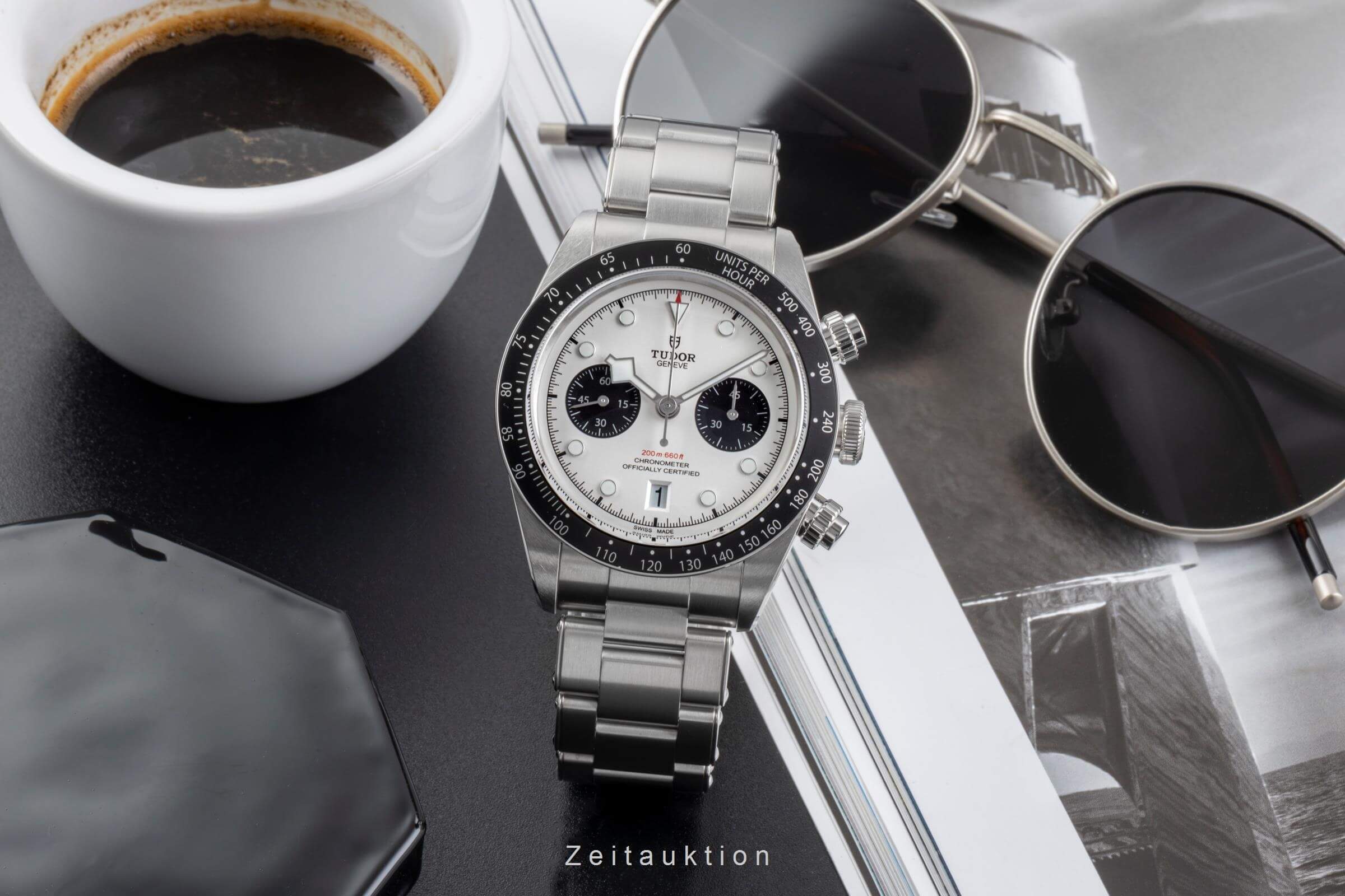 Tudor Black Bay cronografo acciaio automatismo orologio da uomo 79360N-0002 LP: 5760EUR  [2502352]