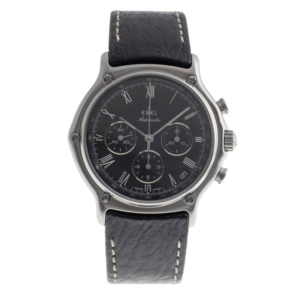 Ebel 1911 cronógrafo acero automático reloj para caballeros 9134901  [2502353]