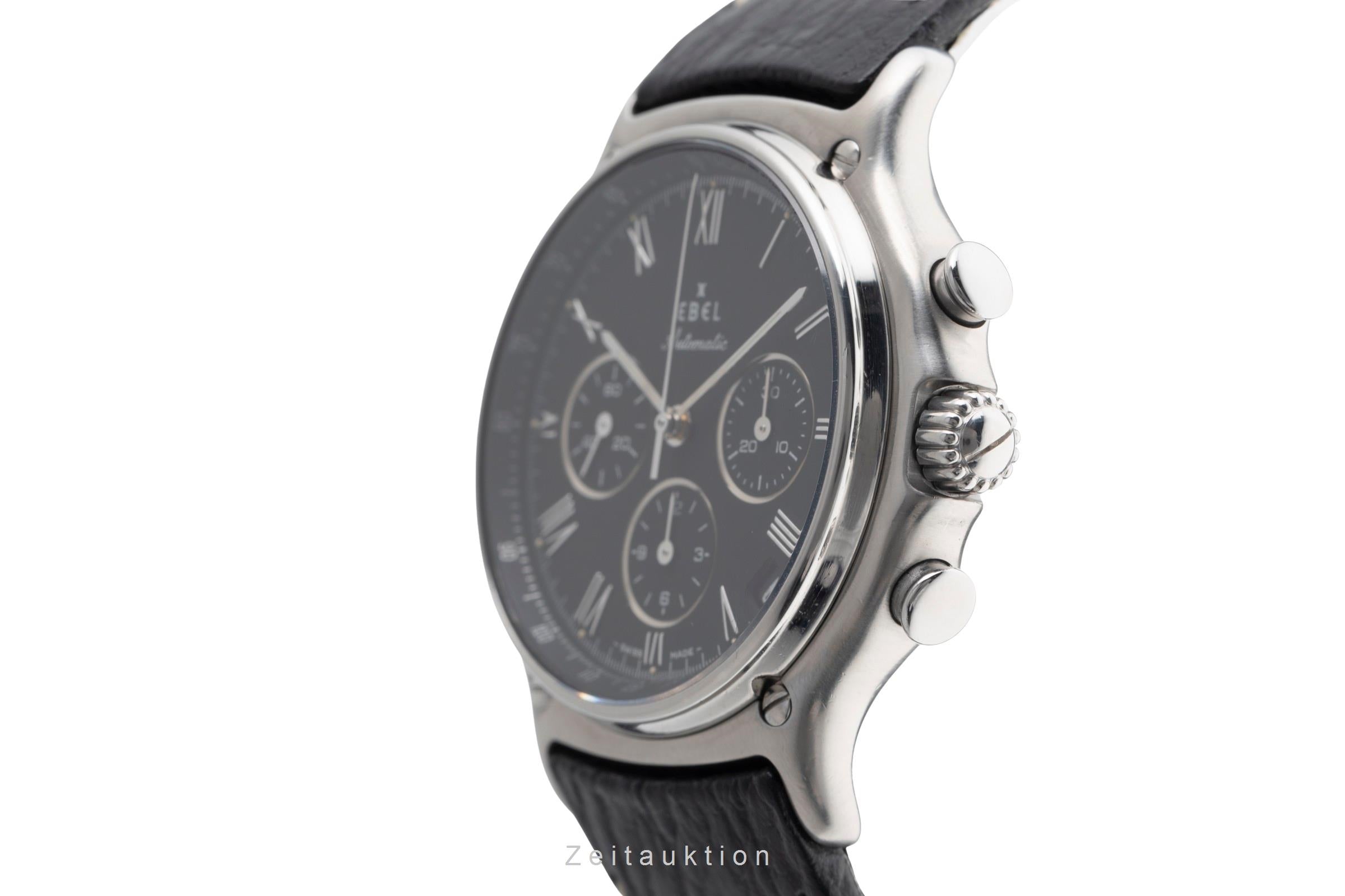 Ebel 1911 cronógrafo acero automático reloj para caballeros 9134901  [2502353]