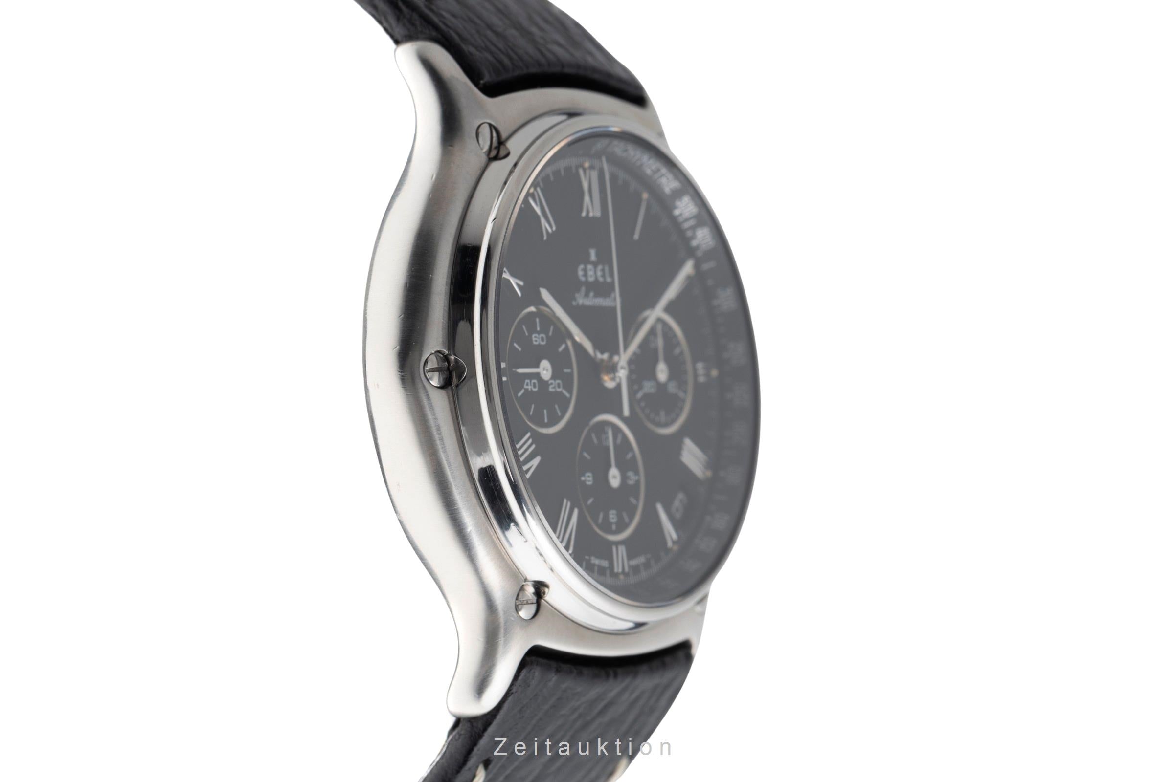 Ebel 1911 cronógrafo acero automático reloj para caballeros 9134901  [2502353]