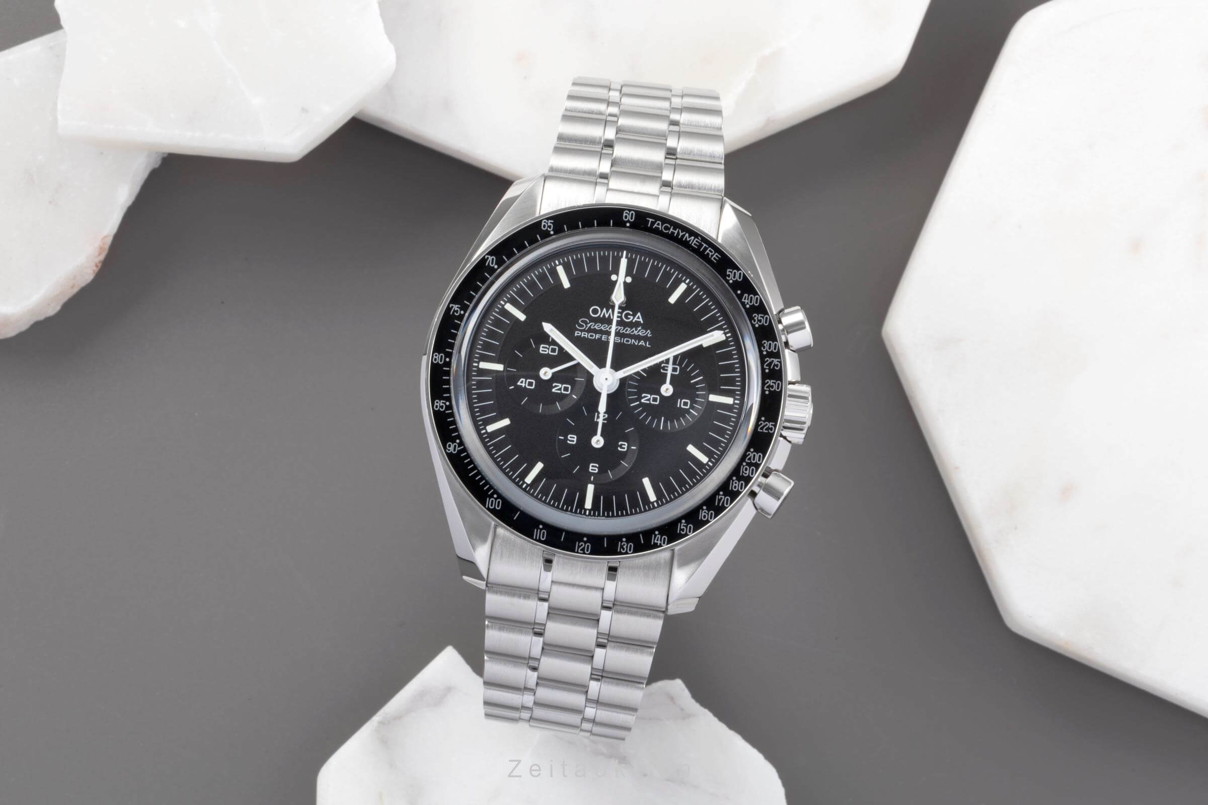 Omega Speedmaster Moonwatch cronografo acciaio carica manuale orologio da uomo 310.30.42.50.01.002 LP: 8700EUR  [2502354]