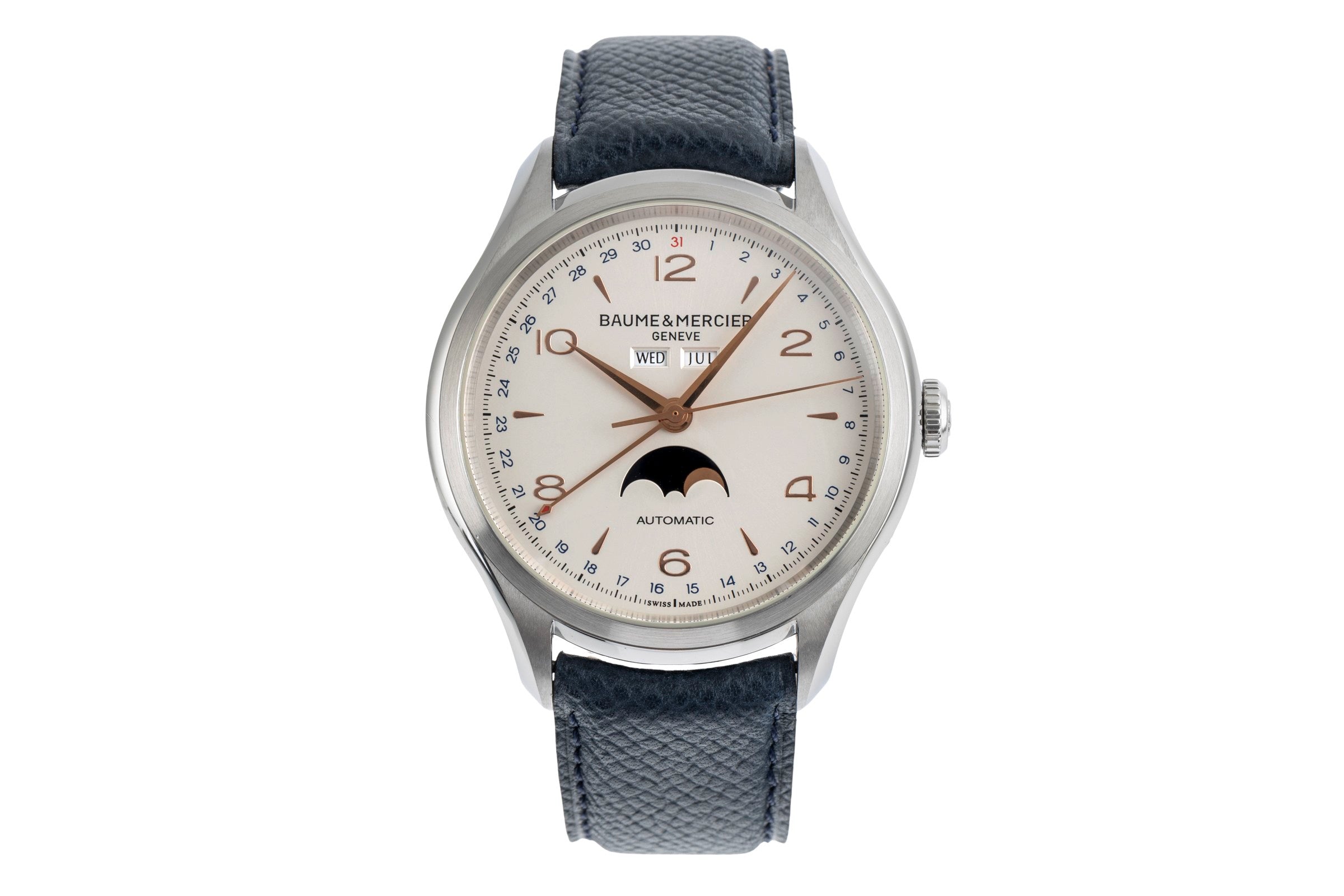 Baume & Mercier Clifton steel automatic Kal. BM11900 Ref. M0A10055