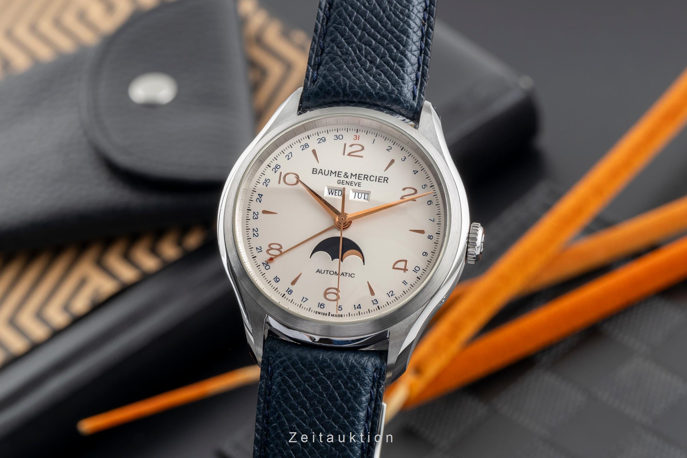 Baume & Mercier Clifton acero automático reloj para caballeros M0A10055  65718  [2502356]