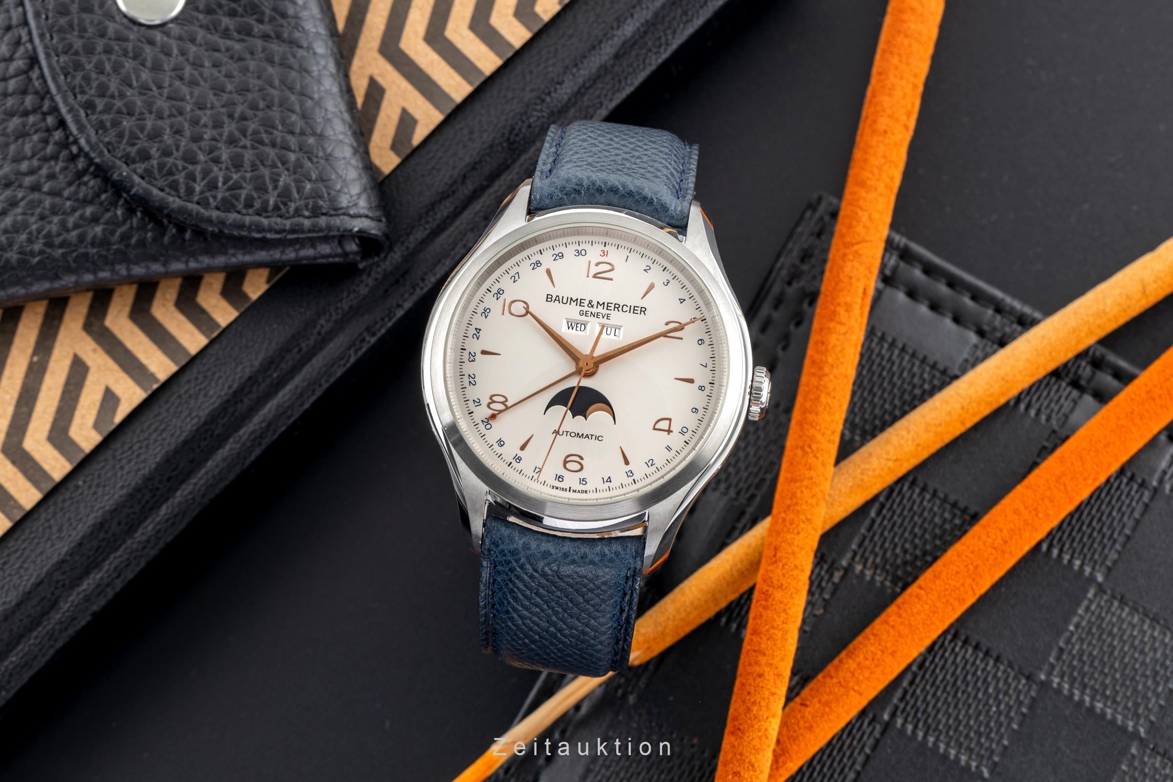 Baume & Mercier Clifton acero automático reloj para caballeros M0A10055  65718  [2502356]