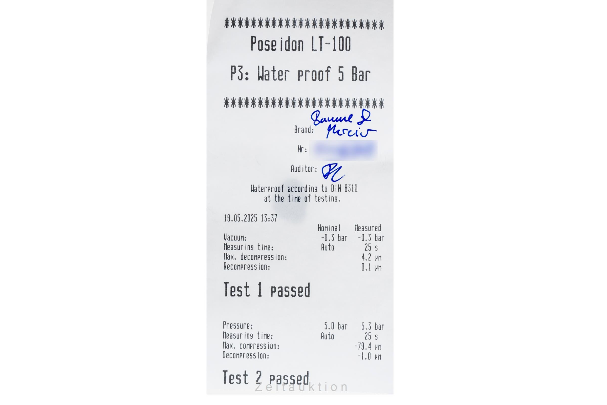 Baume & Mercier Clifton acero automático reloj para caballeros M0A10055  65718  [2502356]