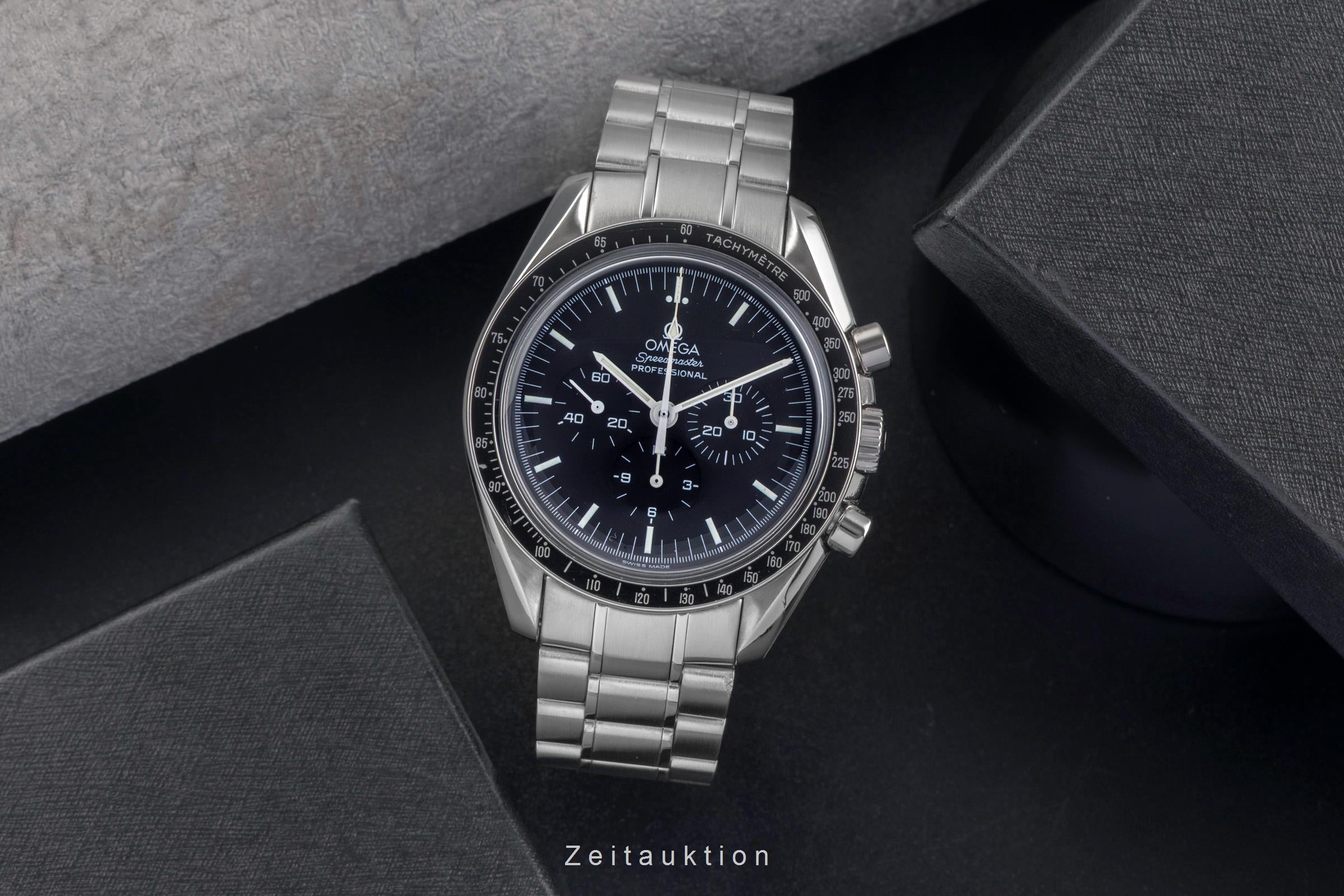 Omega Speedmaster Moonwatch chronographe acier à remontage manuel montre pour hommes 3570.50.00  [2502361]