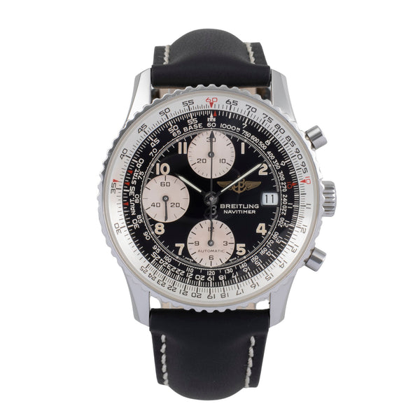 Breitling Old Navitimer cronografo acciaio automatismo orologio da uomo A13022  [2502362]