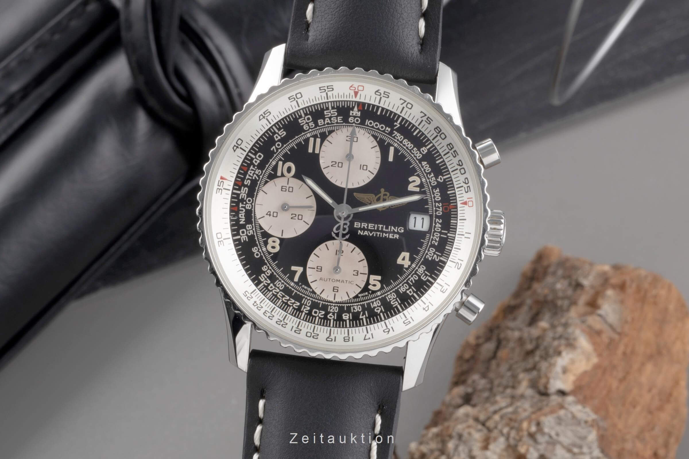 Breitling Old Navitimer cronografo acciaio automatismo orologio da uomo A13022  [2502362]