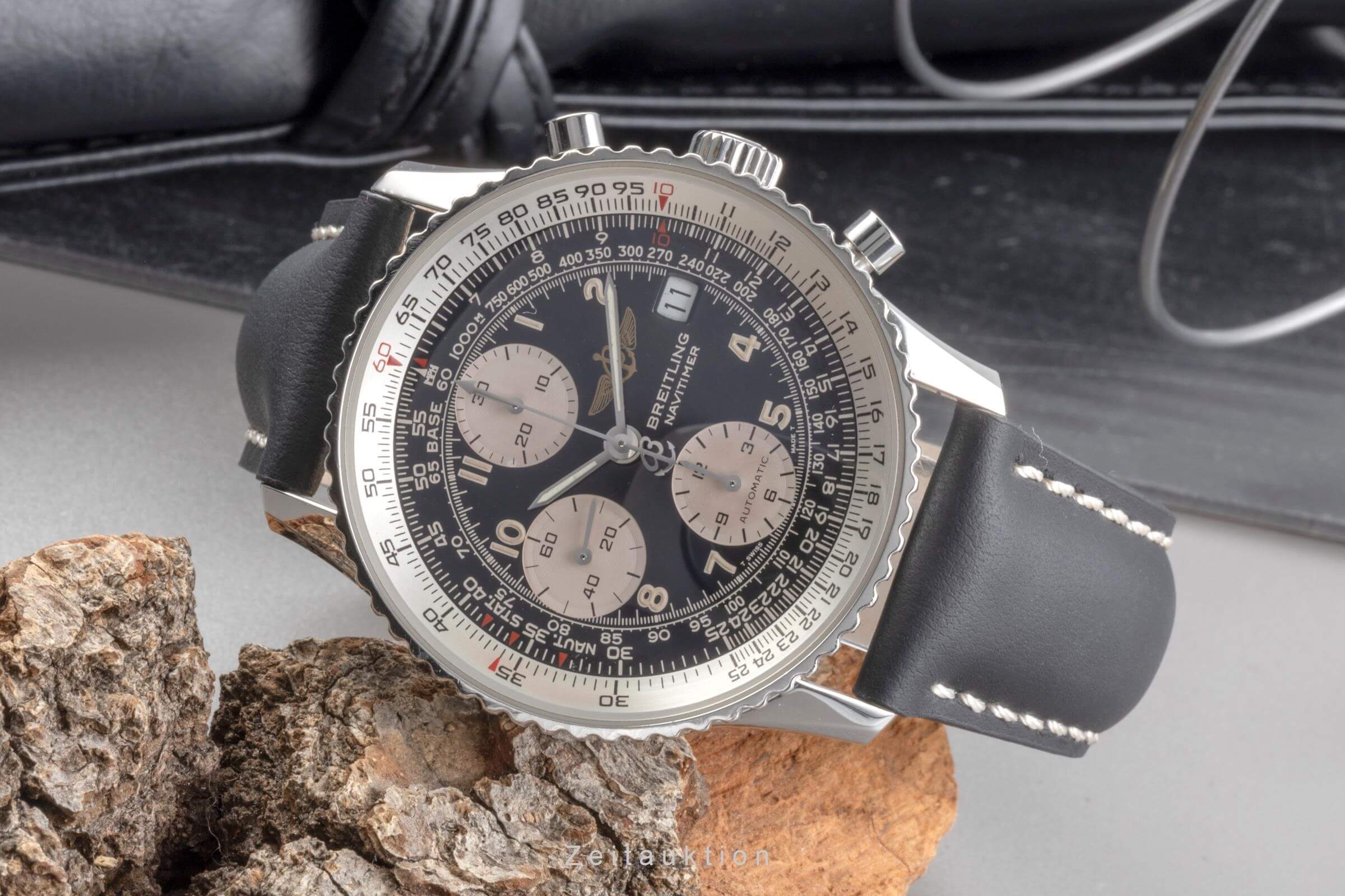 Breitling Old Navitimer cronografo acciaio automatismo orologio da uomo A13022  [2502362]