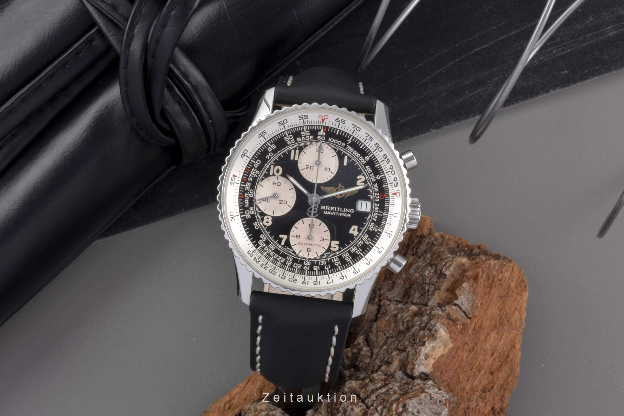 Breitling Old Navitimer cronografo acciaio automatismo orologio da uomo A13022  [2502362]