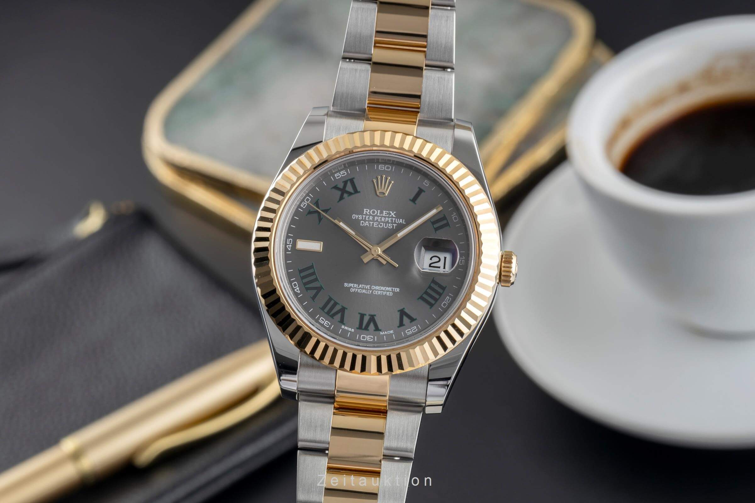 Rolex Datejust acciaio / oro automatismo orologio da uomo 116333  [2502367]
