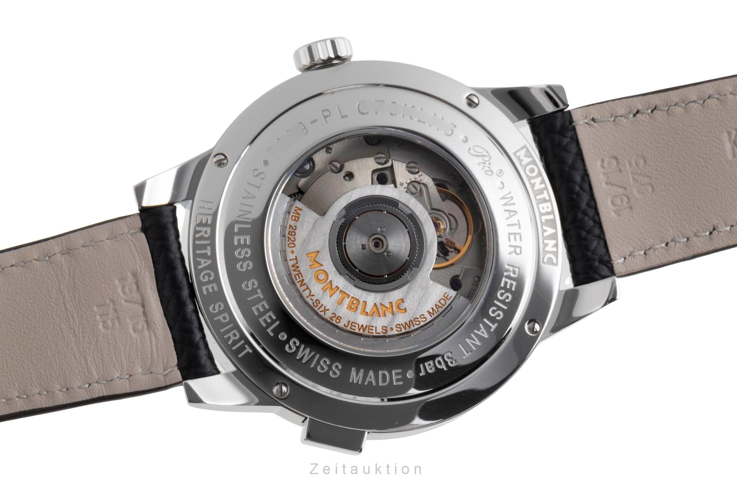 Montblanc Heritage steel automatic Kal. MB 2920 Ref. 112308 7339