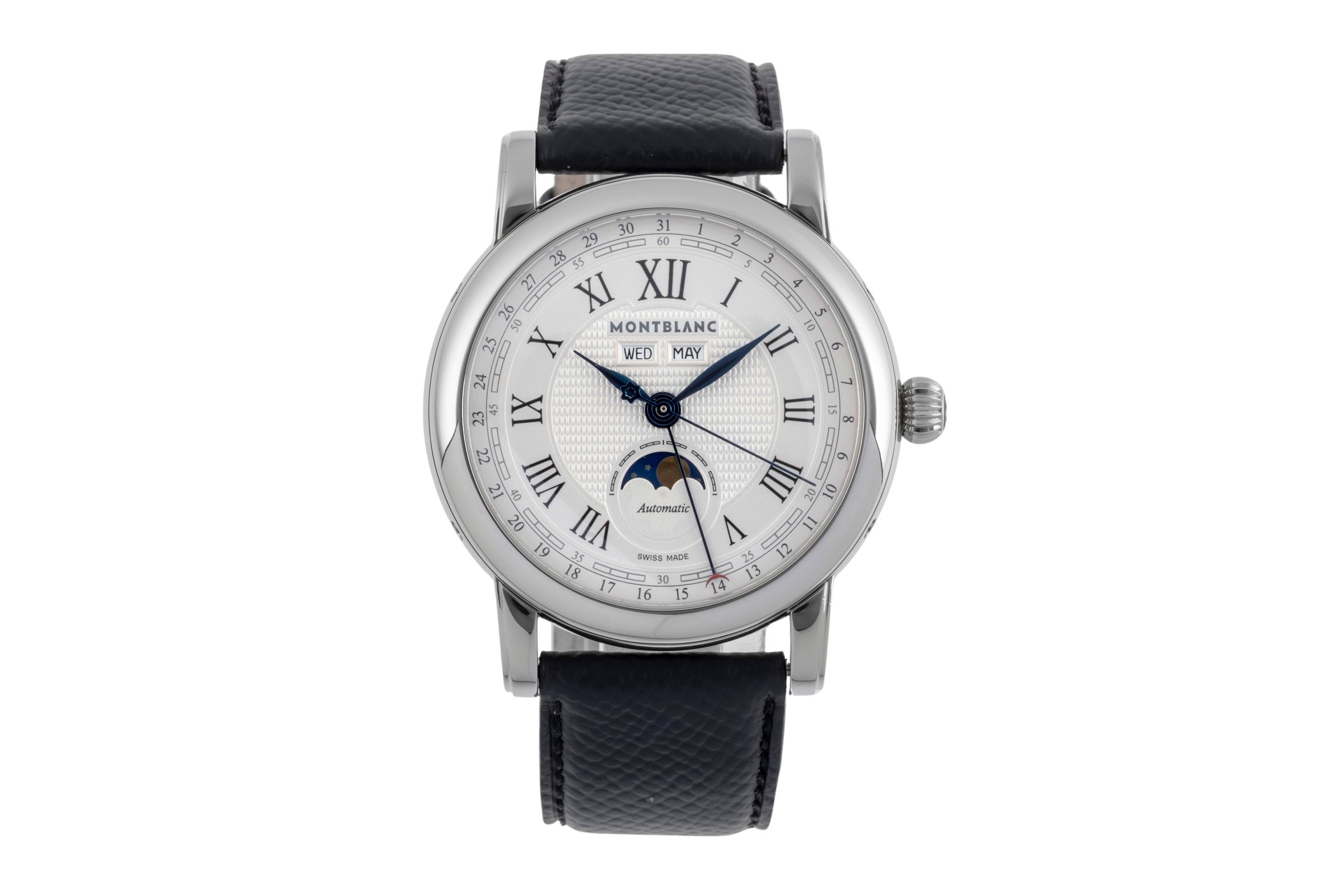 Montblanc 1858 acero automático reloj para caballeros 7241  [2502369]