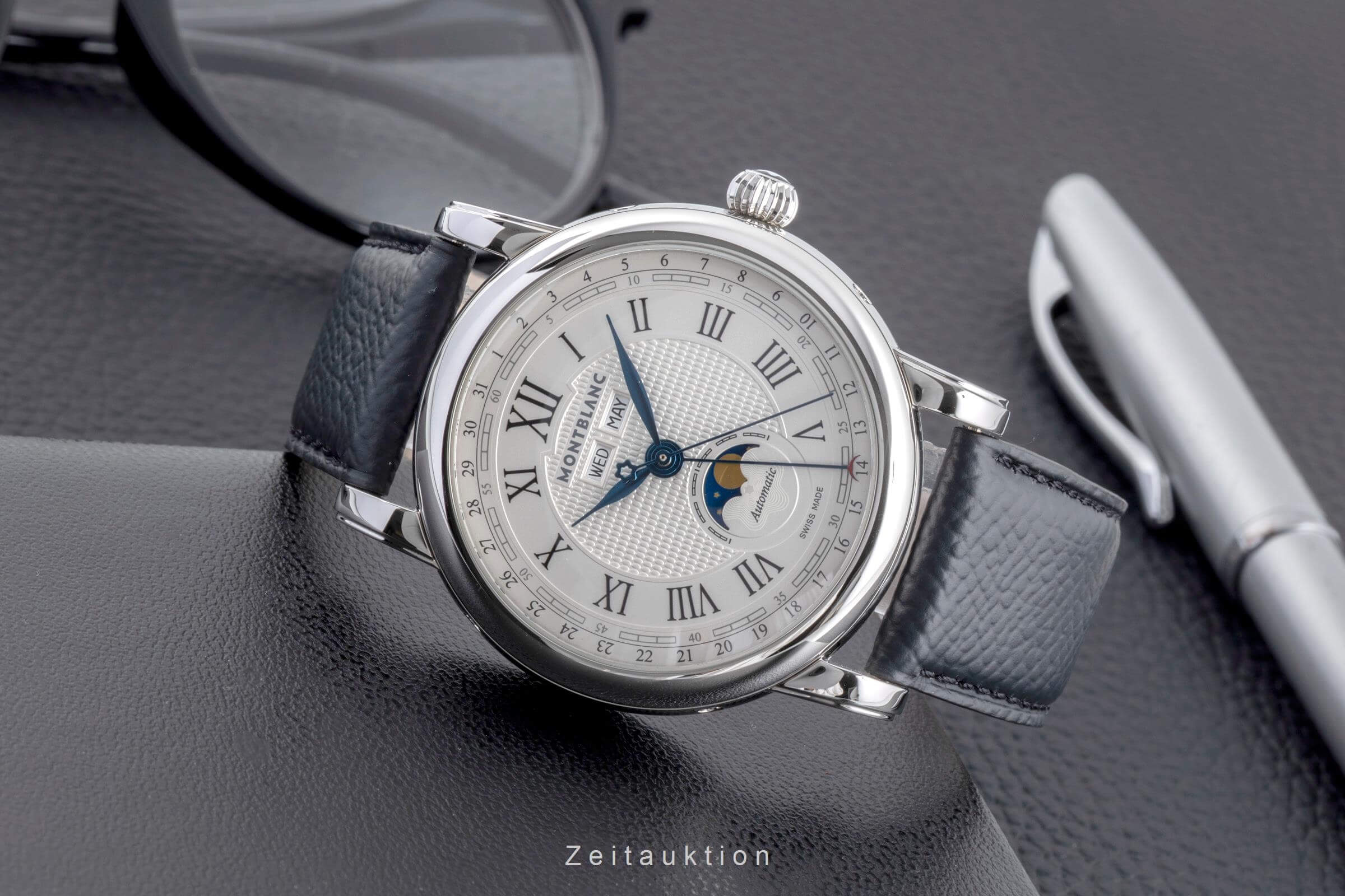 Montblanc 1858 acier automatique montre pour hommes 7241  [2502369]