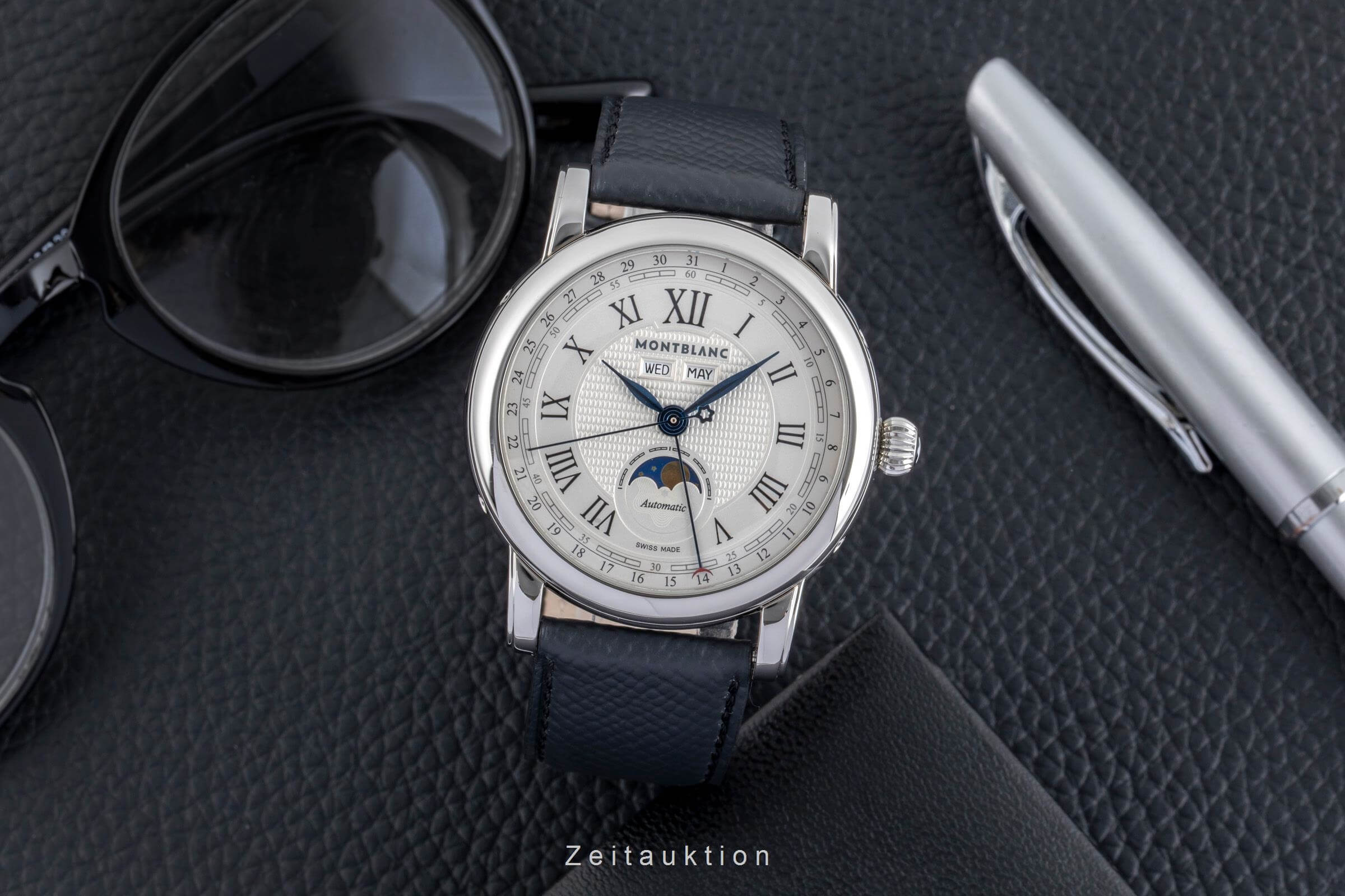 Montblanc 1858 acier automatique montre pour hommes 7241  [2502369]