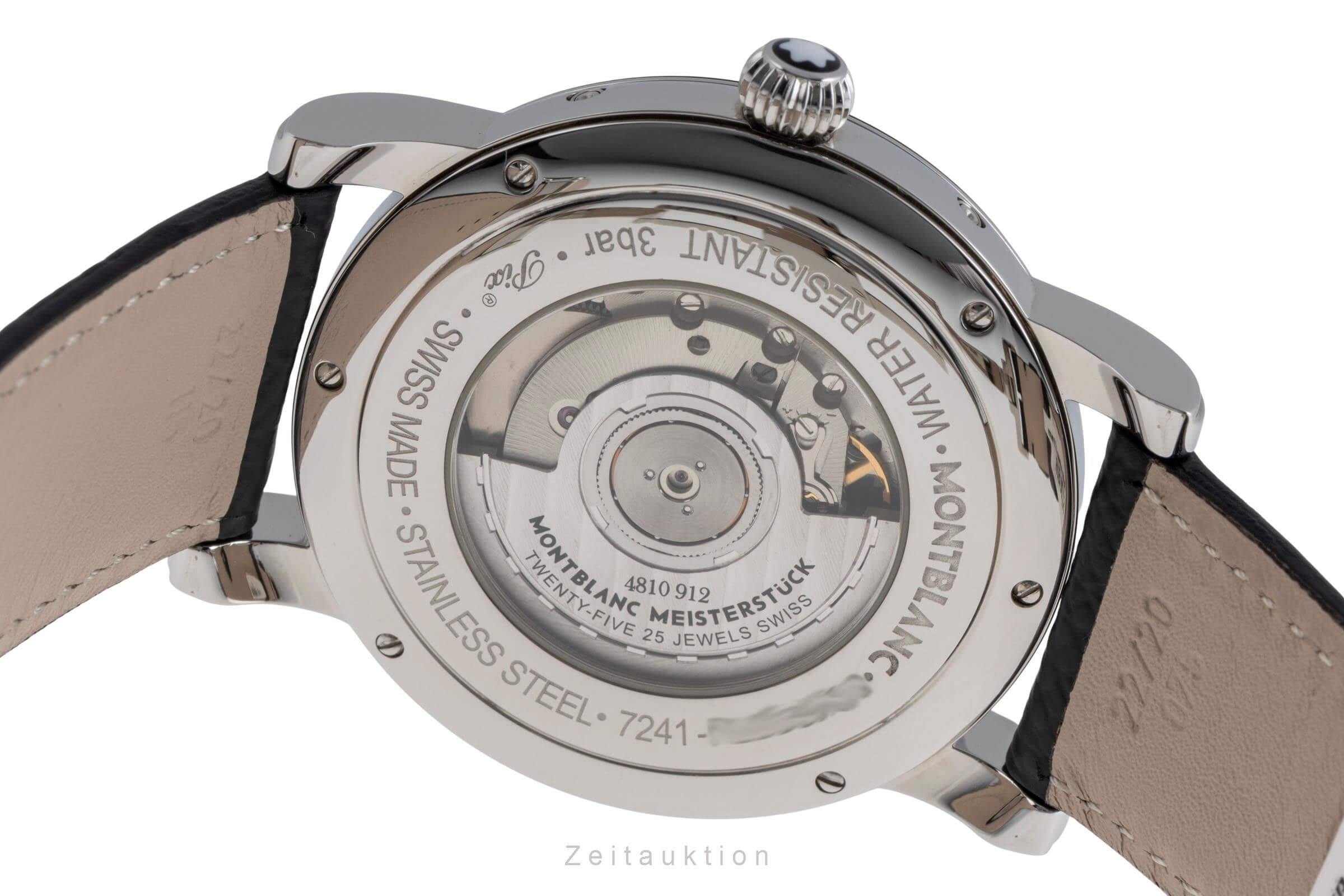 Montblanc 1858 acier automatique montre pour hommes 7241  [2502369]