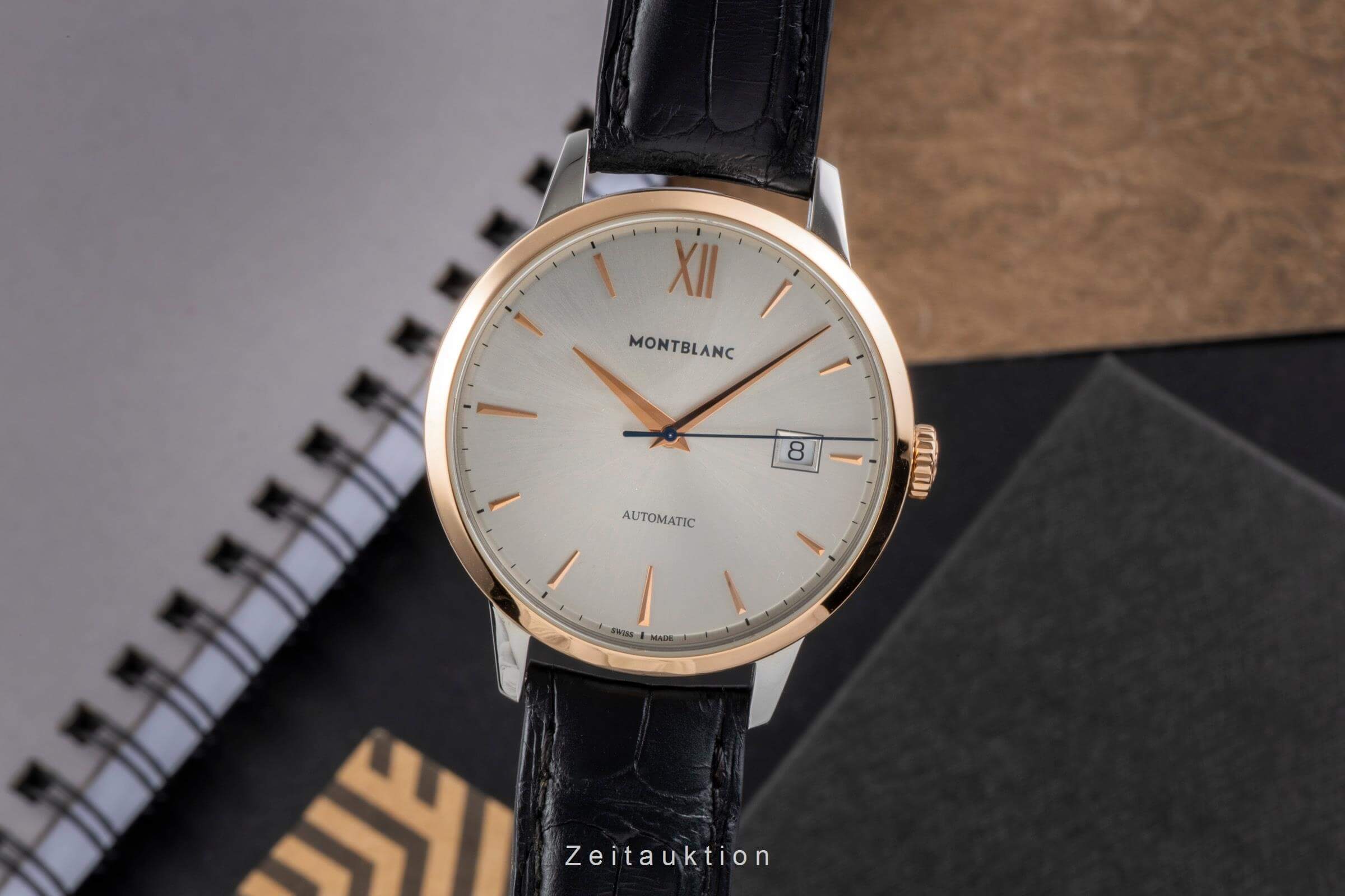 Montblanc Heritage acciaio / oro automatismo orologio da uomo 111624   7323  [2502371]