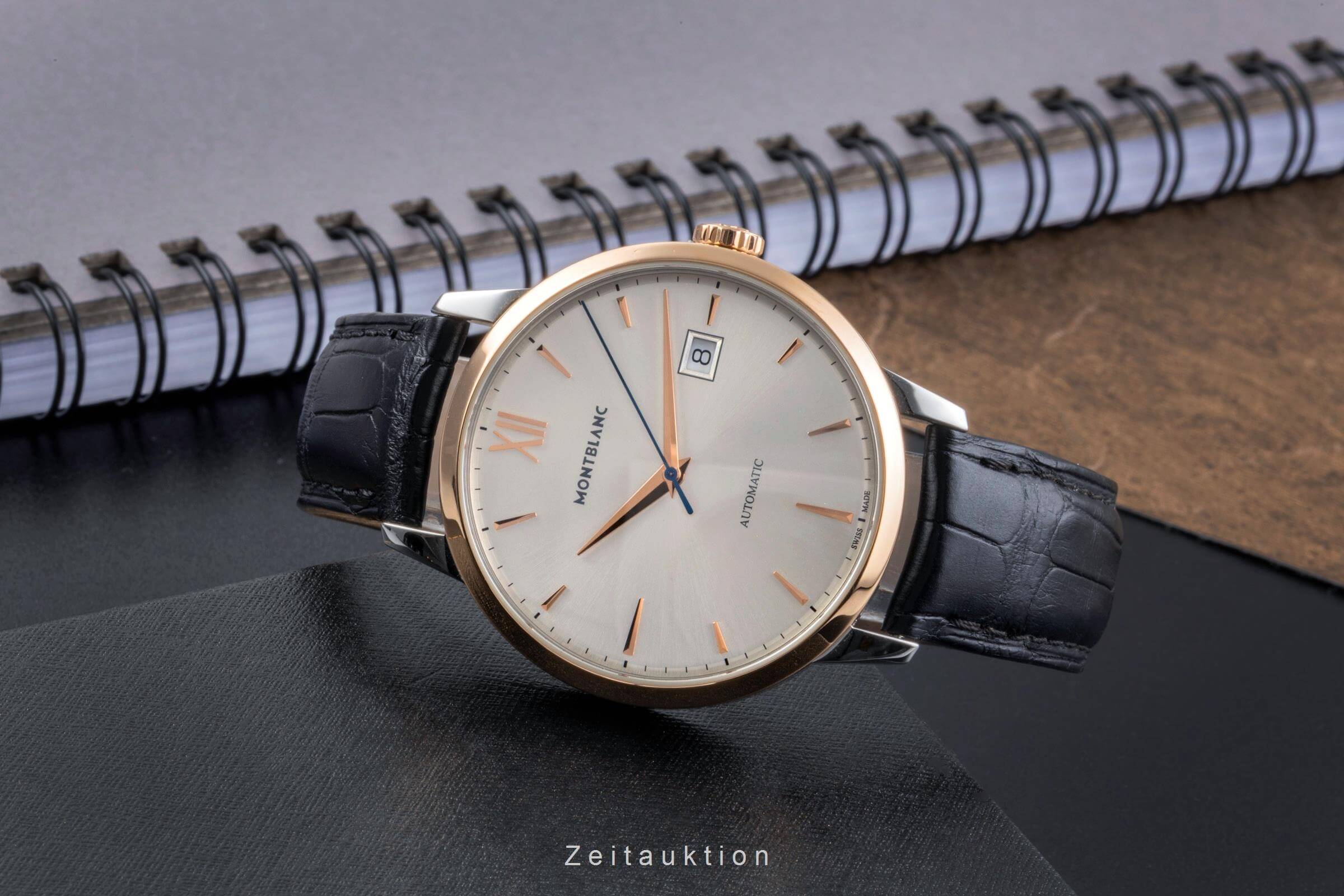 Montblanc Heritage acciaio / oro automatismo orologio da uomo 111624   7323  [2502371]