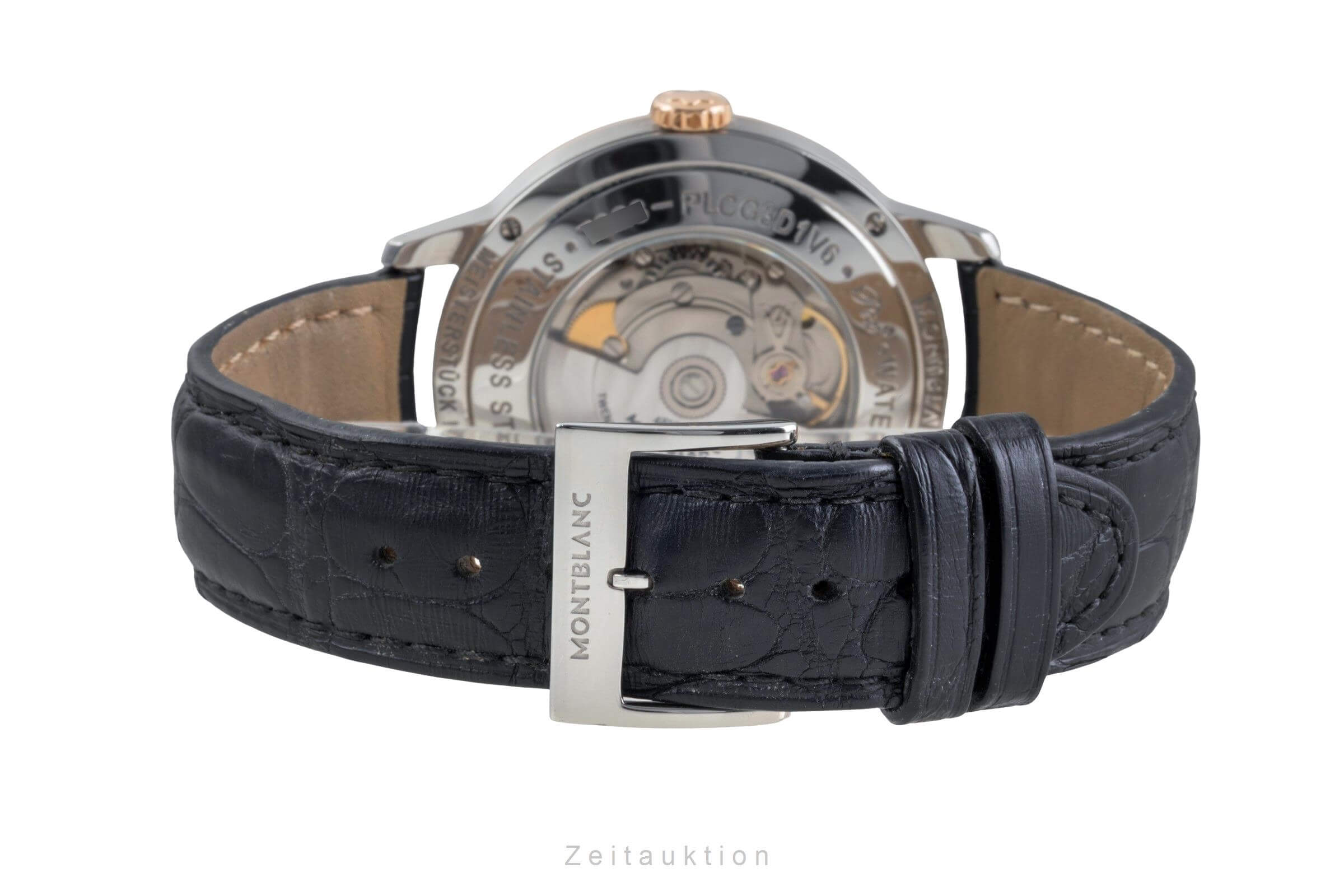 Montblanc Heritage acciaio / oro automatismo orologio da uomo 111624   7323  [2502371]