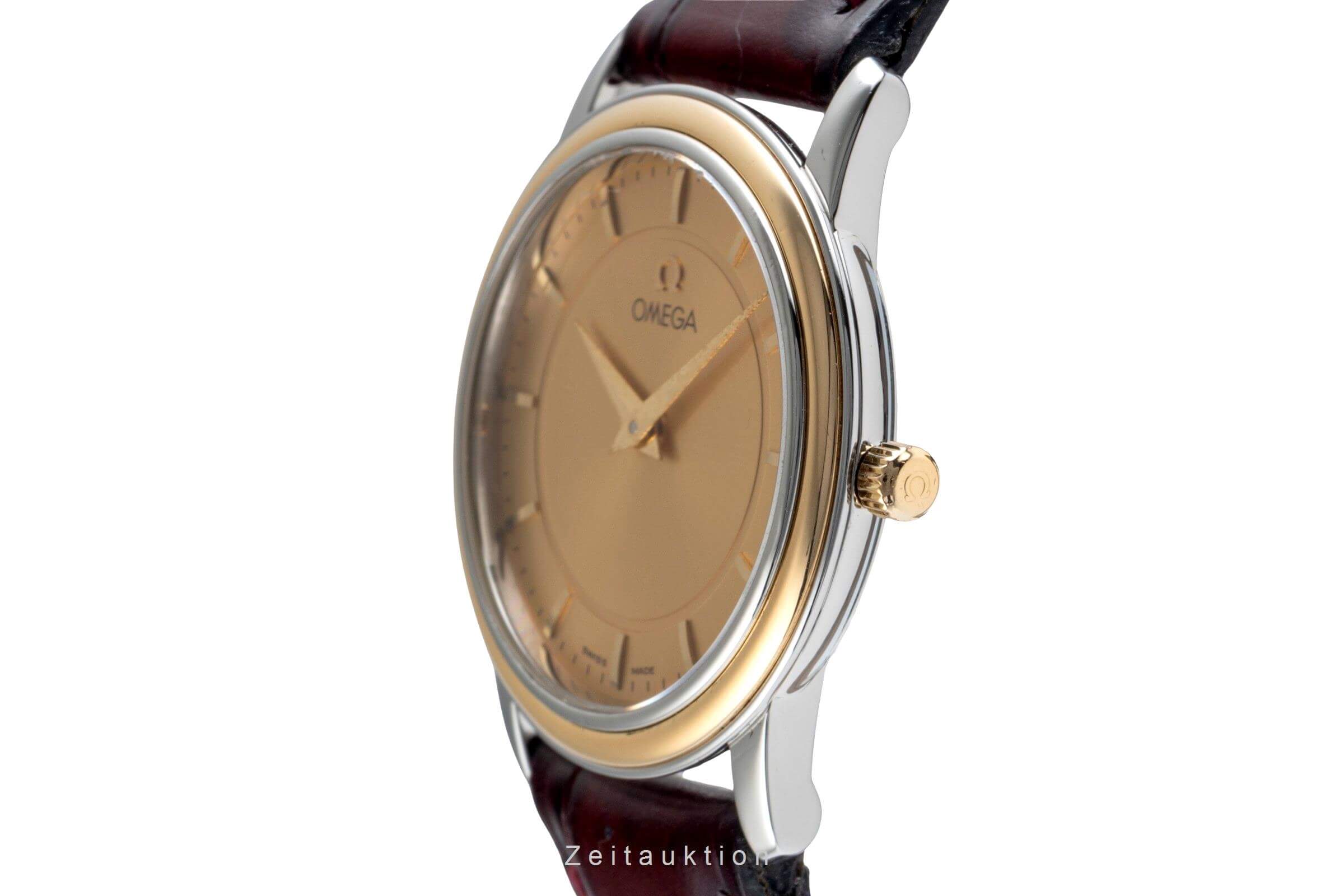 Omega De Ville acero / oro cuarzo reloj para damas  959.1150  [2502372]