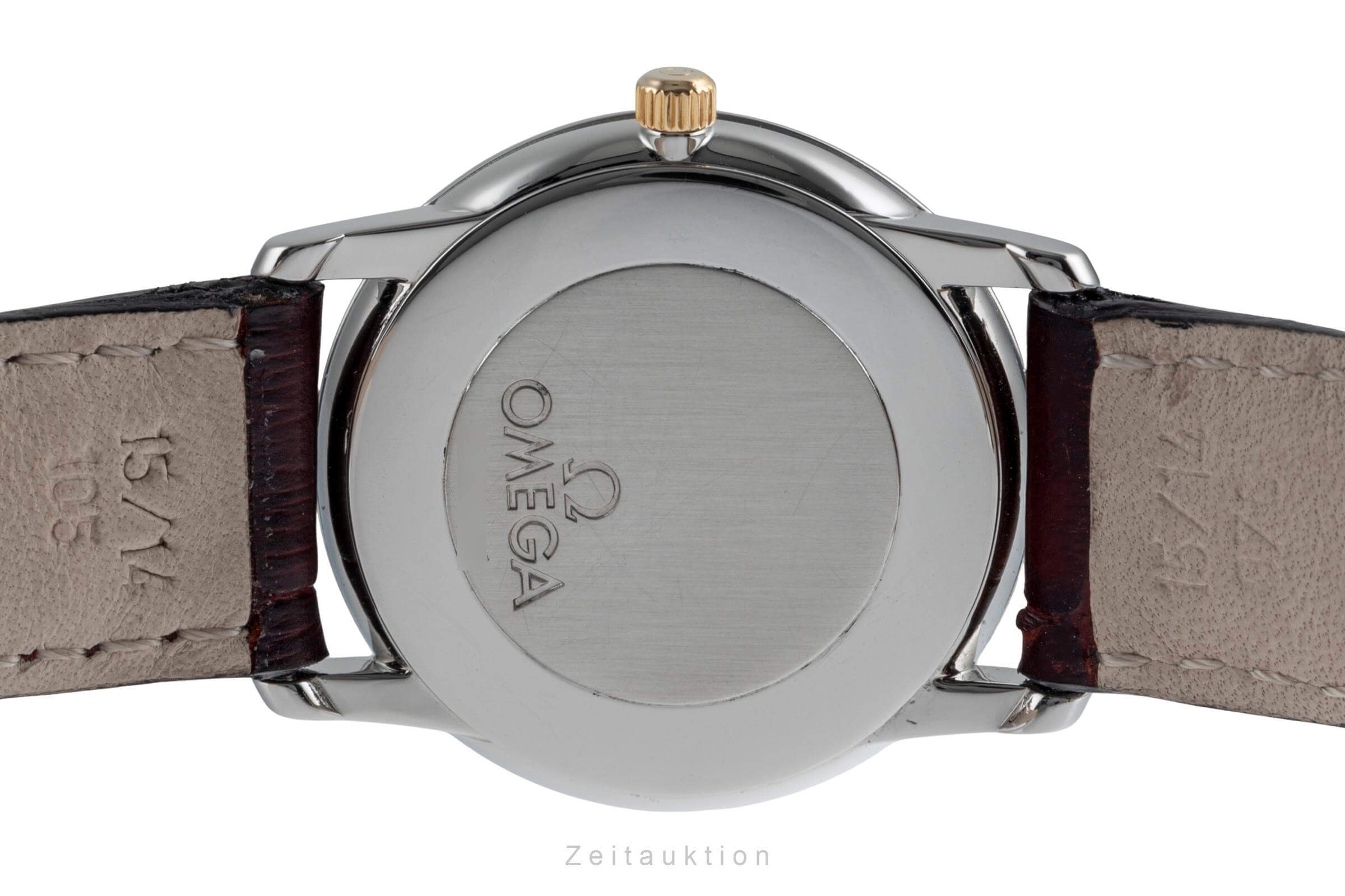 Omega De Ville acero / oro cuarzo reloj para damas  959.1150  [2502372]