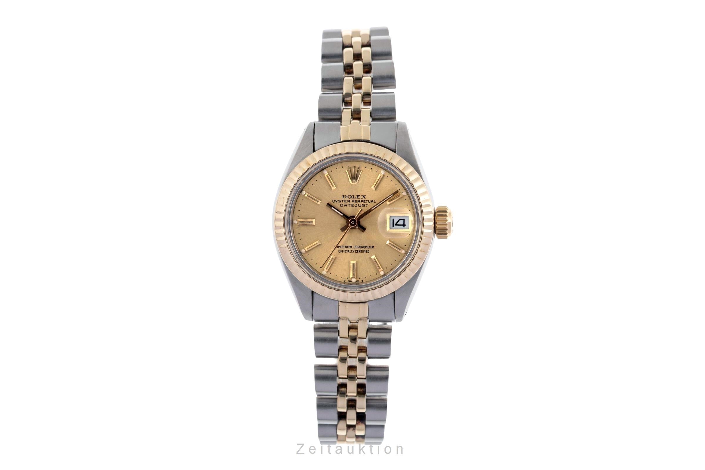 Rolex Lady Datejust acier / or  automatique montre pour femmes 6917  [2502373]