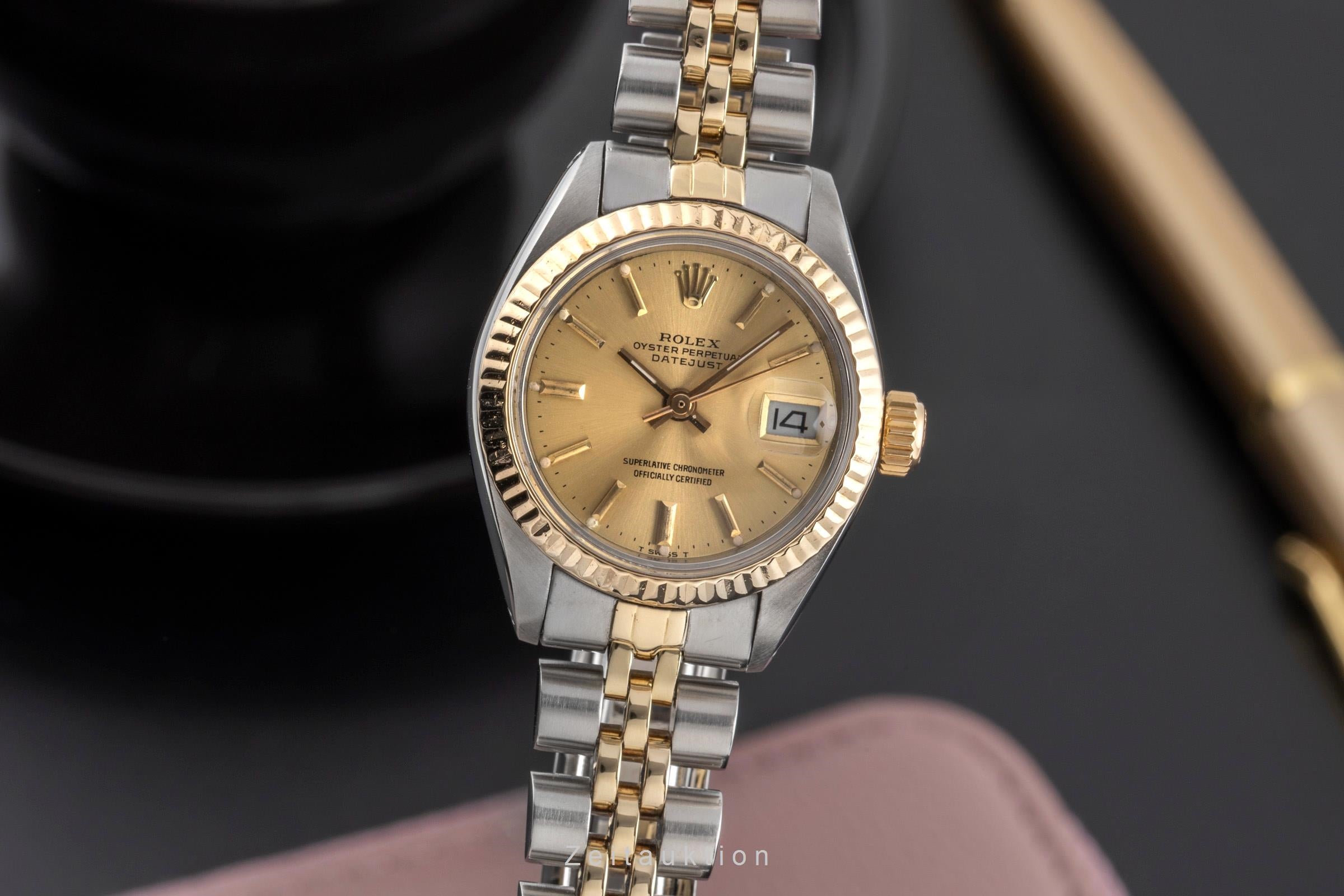 Rolex Lady Datejust acier / or  automatique montre pour femmes 6917  [2502373]
