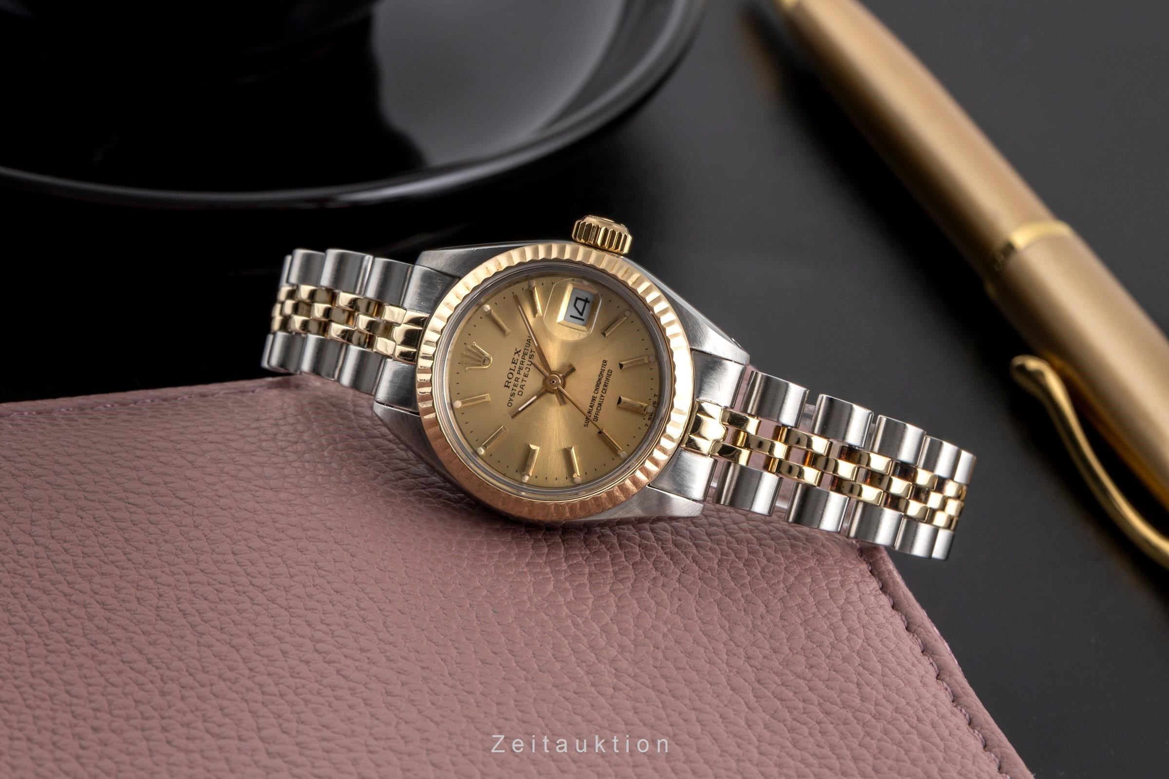 Rolex Lady Datejust acier / or  automatique montre pour femmes 6917  [2502373]