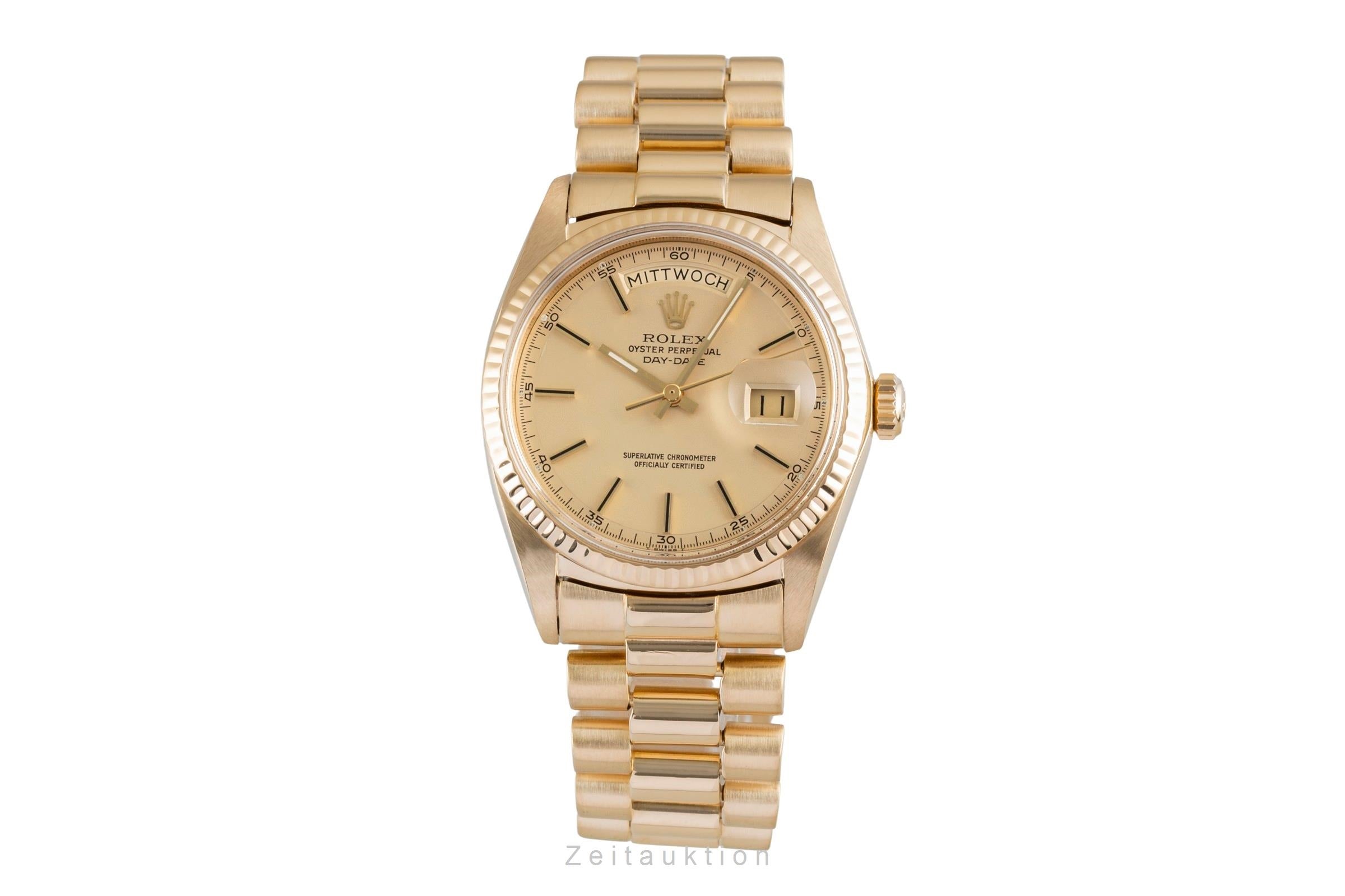 Rolex Day-Date 36 18k (0,750) Gold Automatik Herrenuhr Ref. 1803 Vintage [2502376]