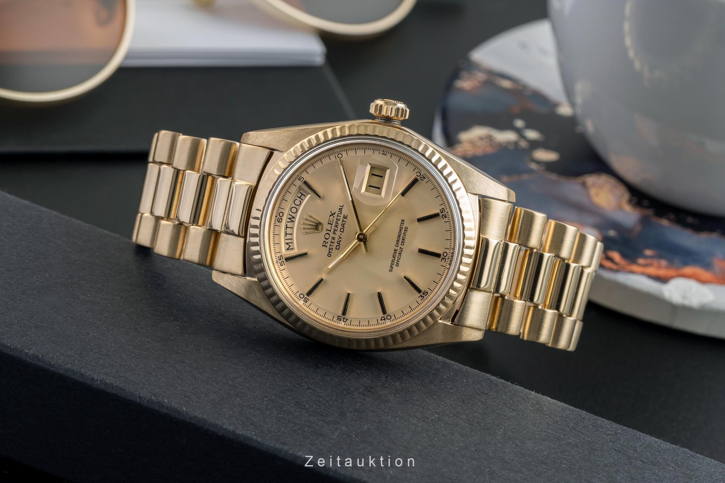 Rolex Day-Date 36 18k (0,750) Gold Automatik Herrenuhr Ref. 1803 Vintage [2502376]