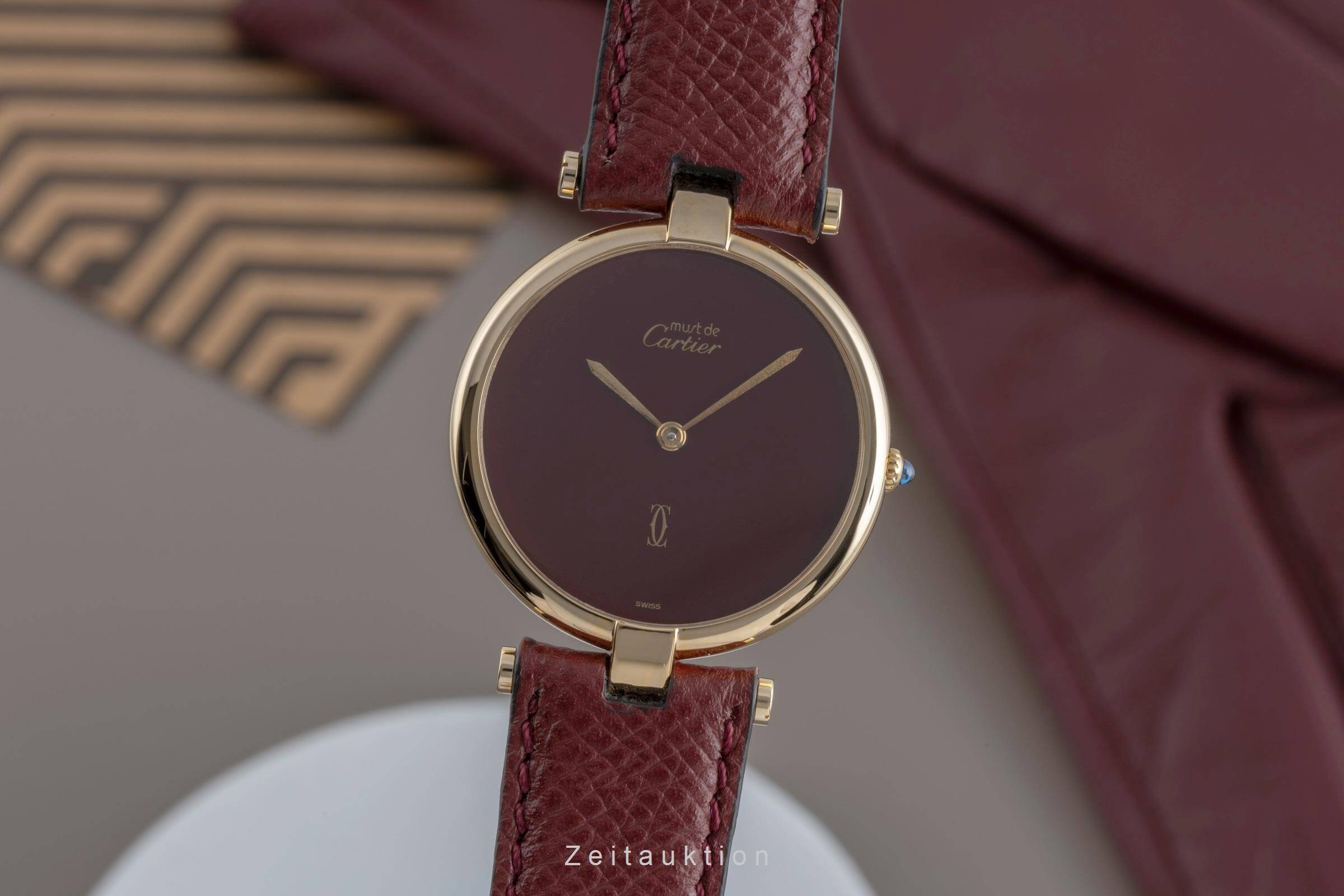 Cartier Vermeil silver-gilt quartz unisex Vintage  [2502379]