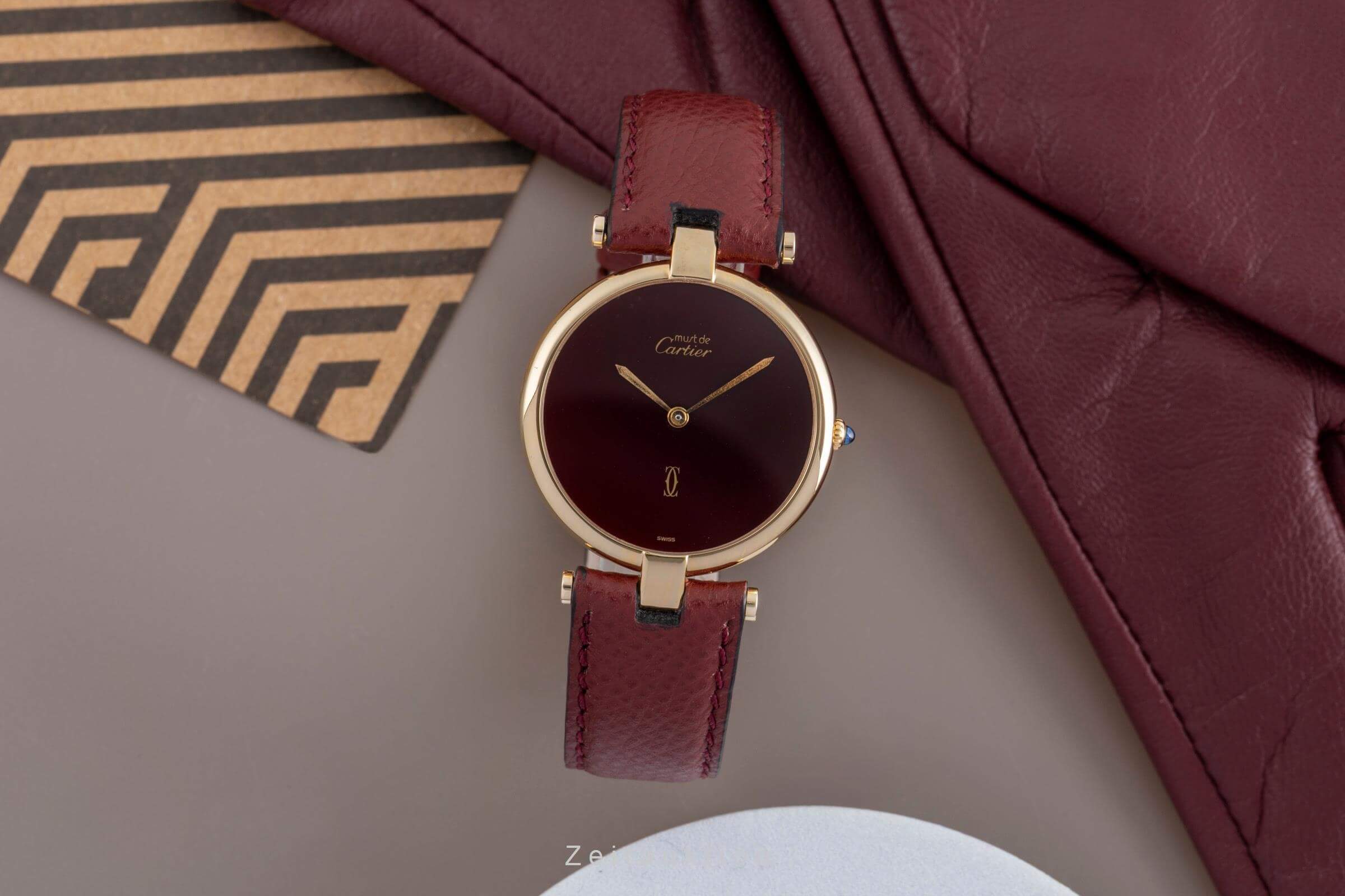 Cartier Vermeil silver-gilt quartz unisex Vintage  [2502379]