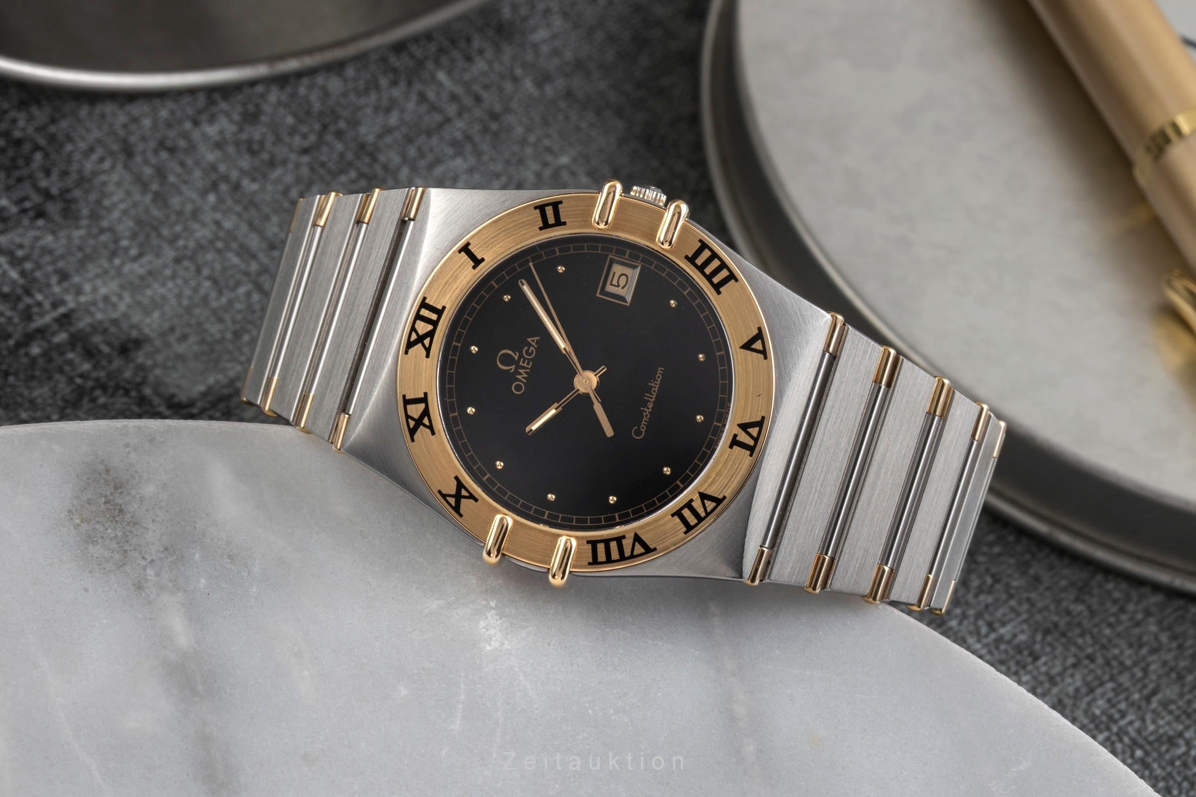 Omega Constellation Stahl / Gold Datum Herrenuhr Ref. 396.1070 Klassiker [2502380]