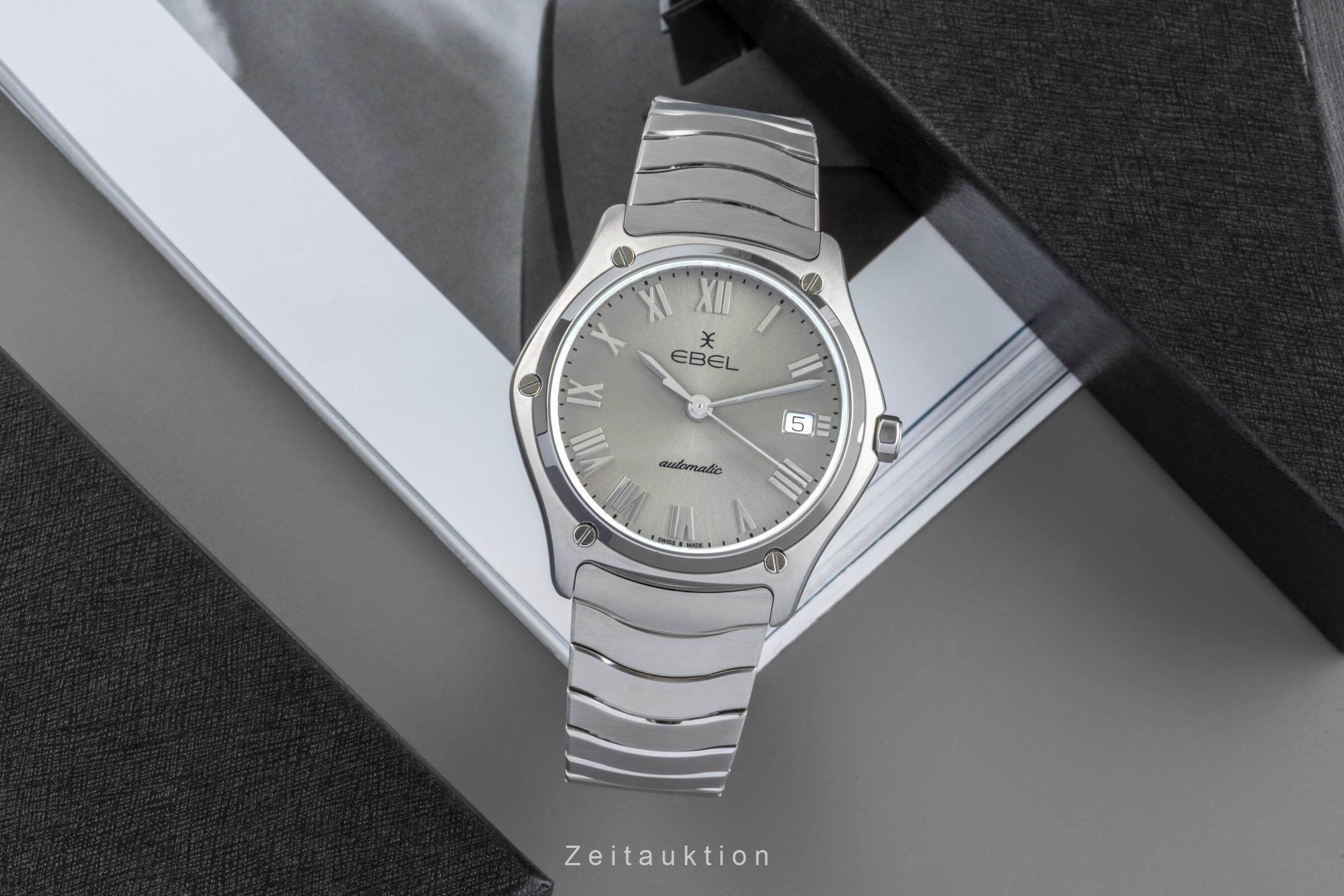 Ebel Classic Sport acero automático reloj para caballeros 1216651 05.4.14.2071 LP: 2950EUR  [2502384]