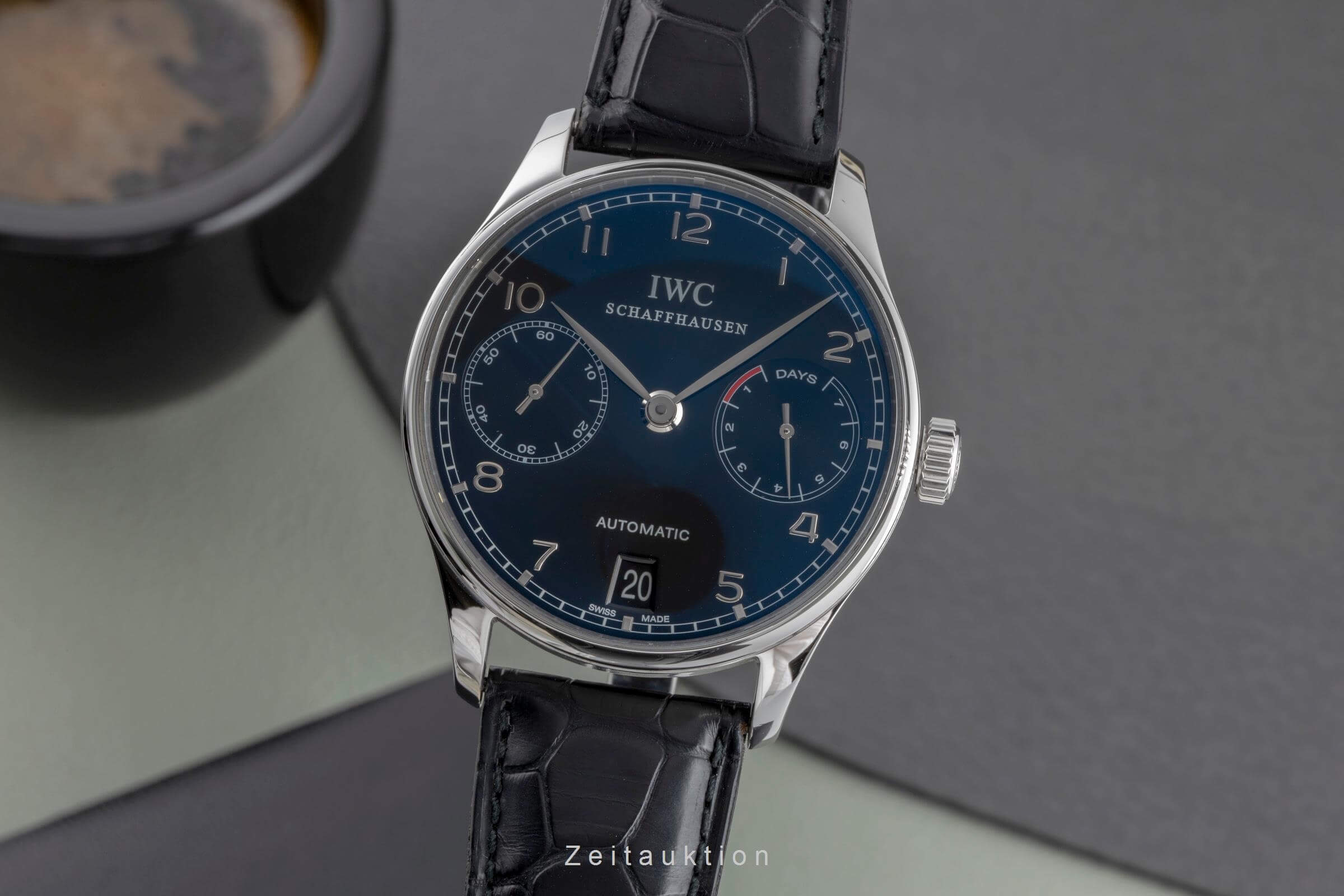 IWC Portugieser acciaio automatismo orologio da uomo IW500109 LP: 14000EUR  [2502386]