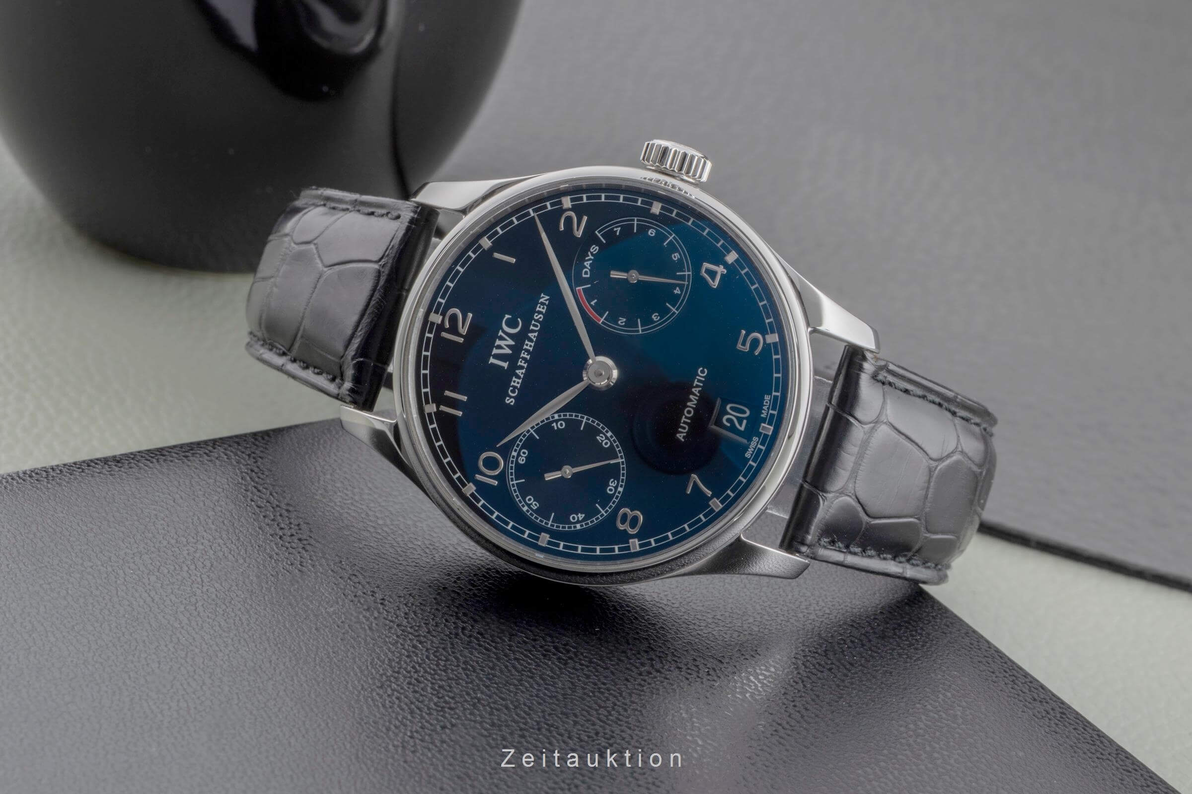 IWC Portugieser acciaio automatismo orologio da uomo IW500109 LP: 14000EUR  [2502386]