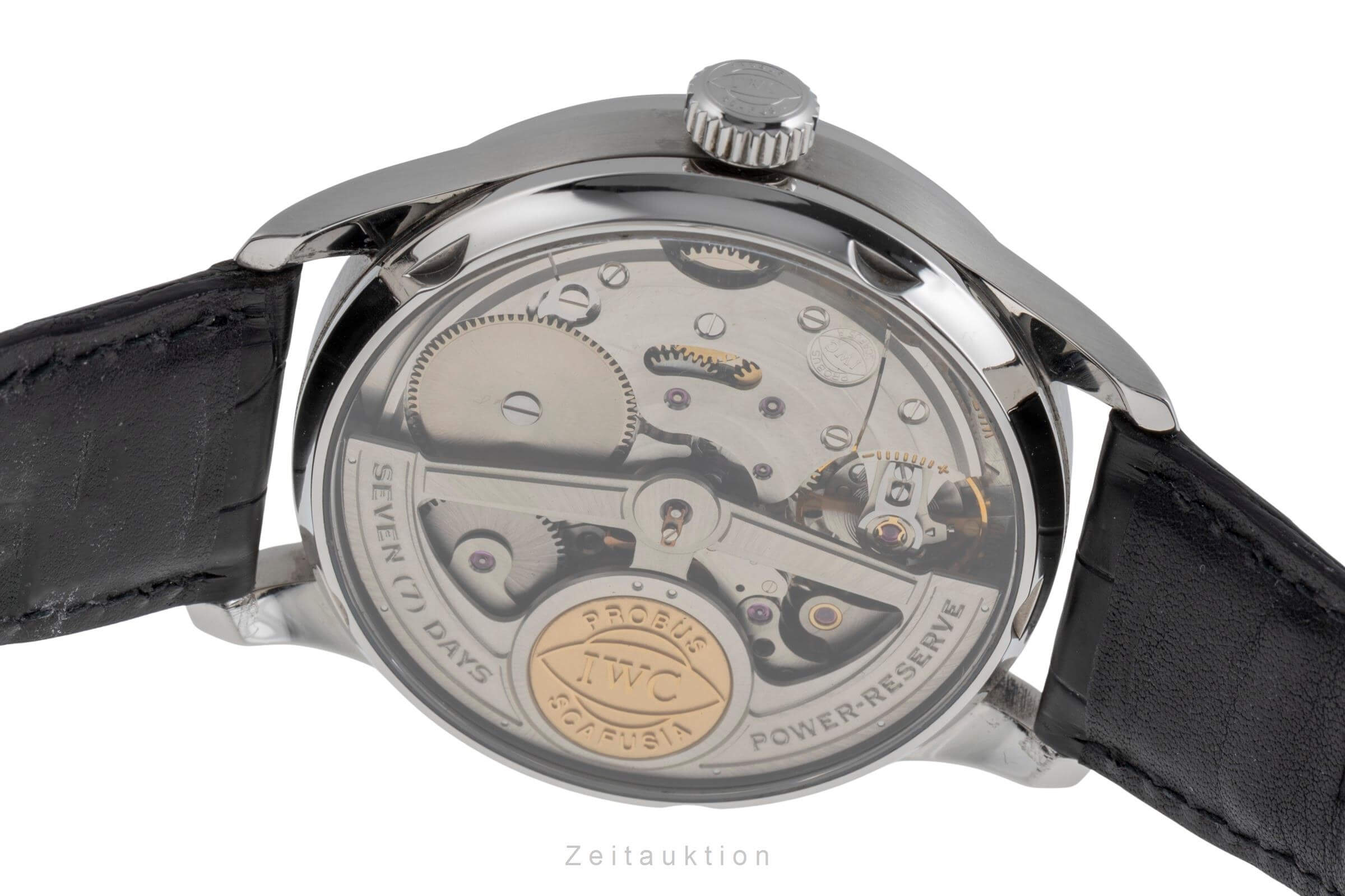 IWC Portugieser acciaio automatismo orologio da uomo IW500109 LP: 14000EUR  [2502386]