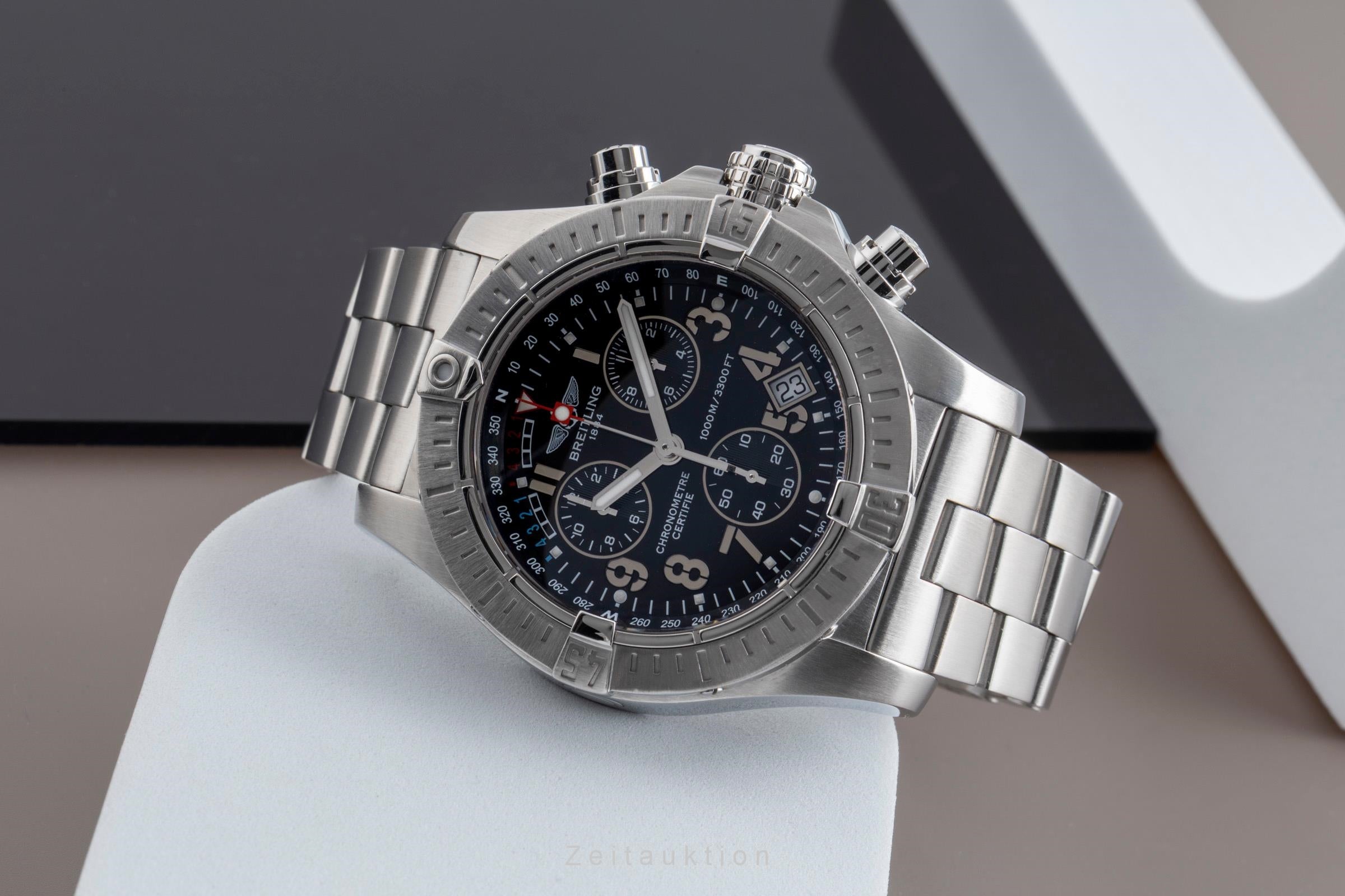 Breitling Avenger Seawolf chronograph steel quartz Kal. B73 Ref