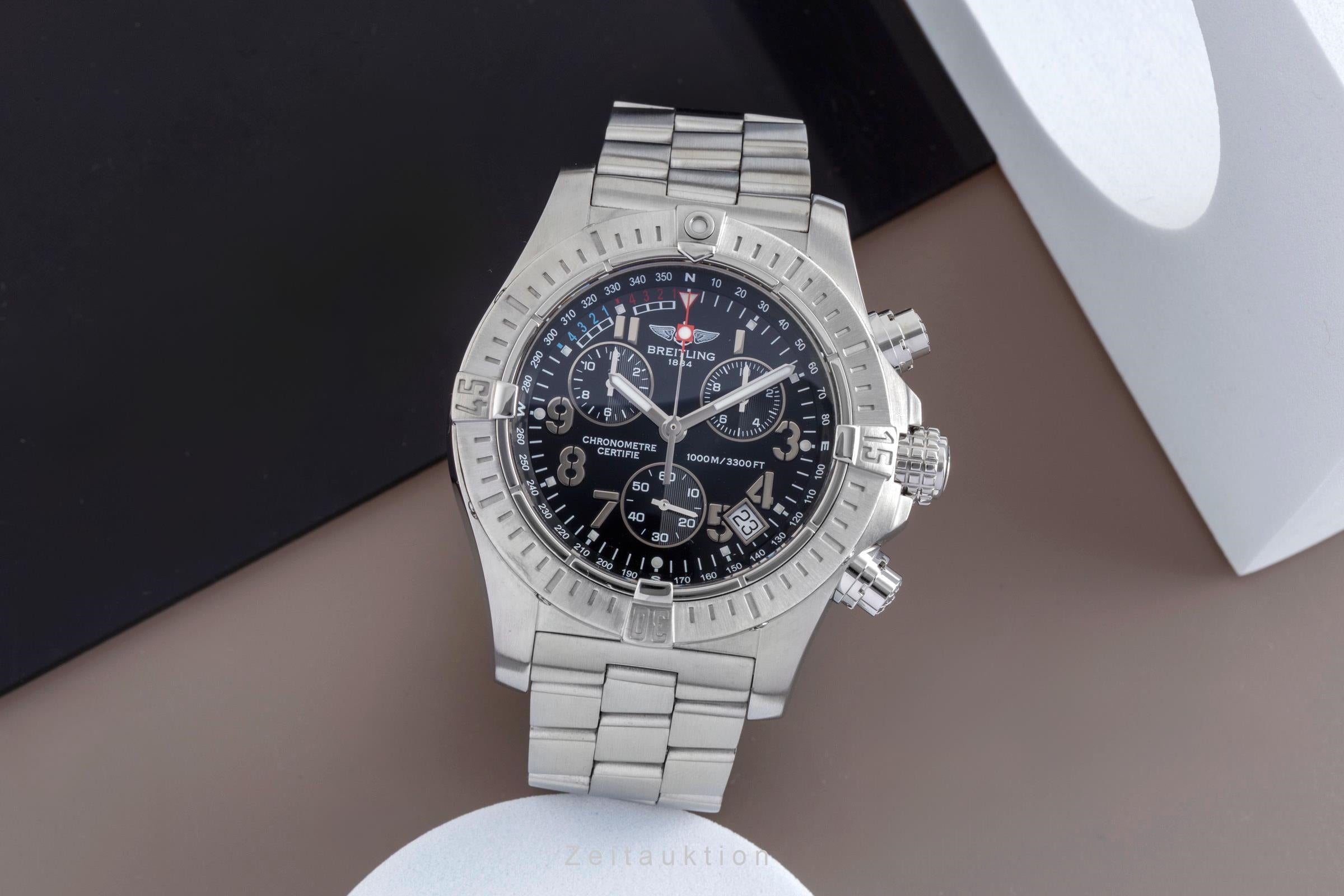 Breitling Avenger Seawolf chronograph steel quartz Kal. B73 Ref
