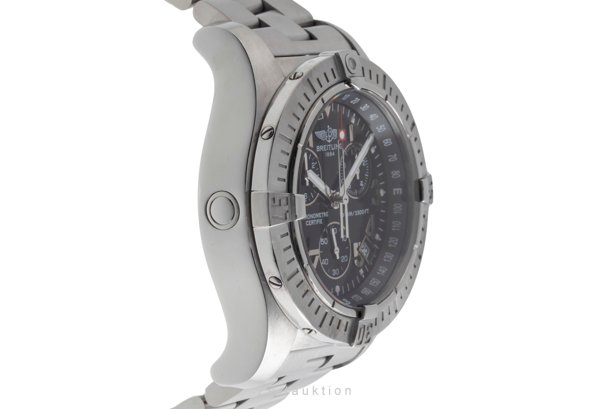 Breitling Avenger Seawolf Chronograph Stahl Quarz Herrenuhr Ref. A73390-208  [2502389]